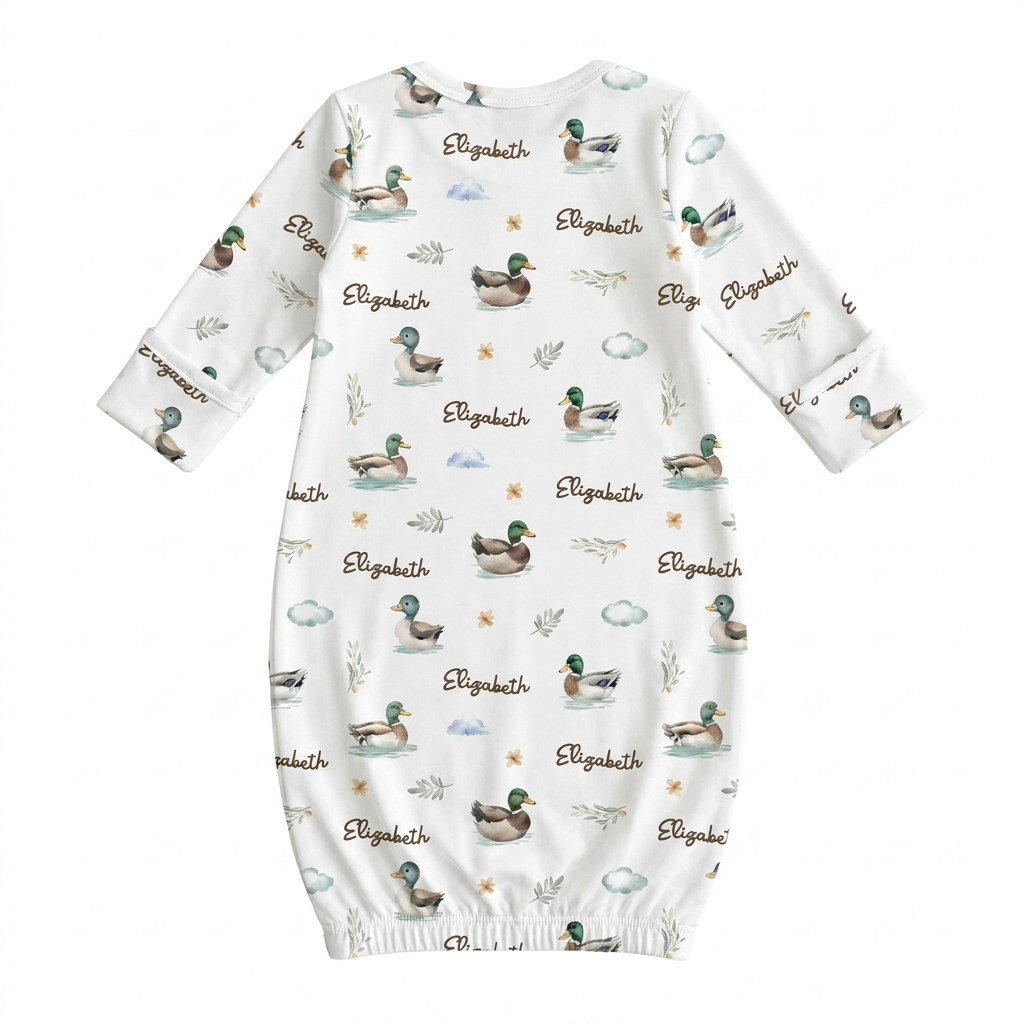 Personalized Sleep Gown in Mallard