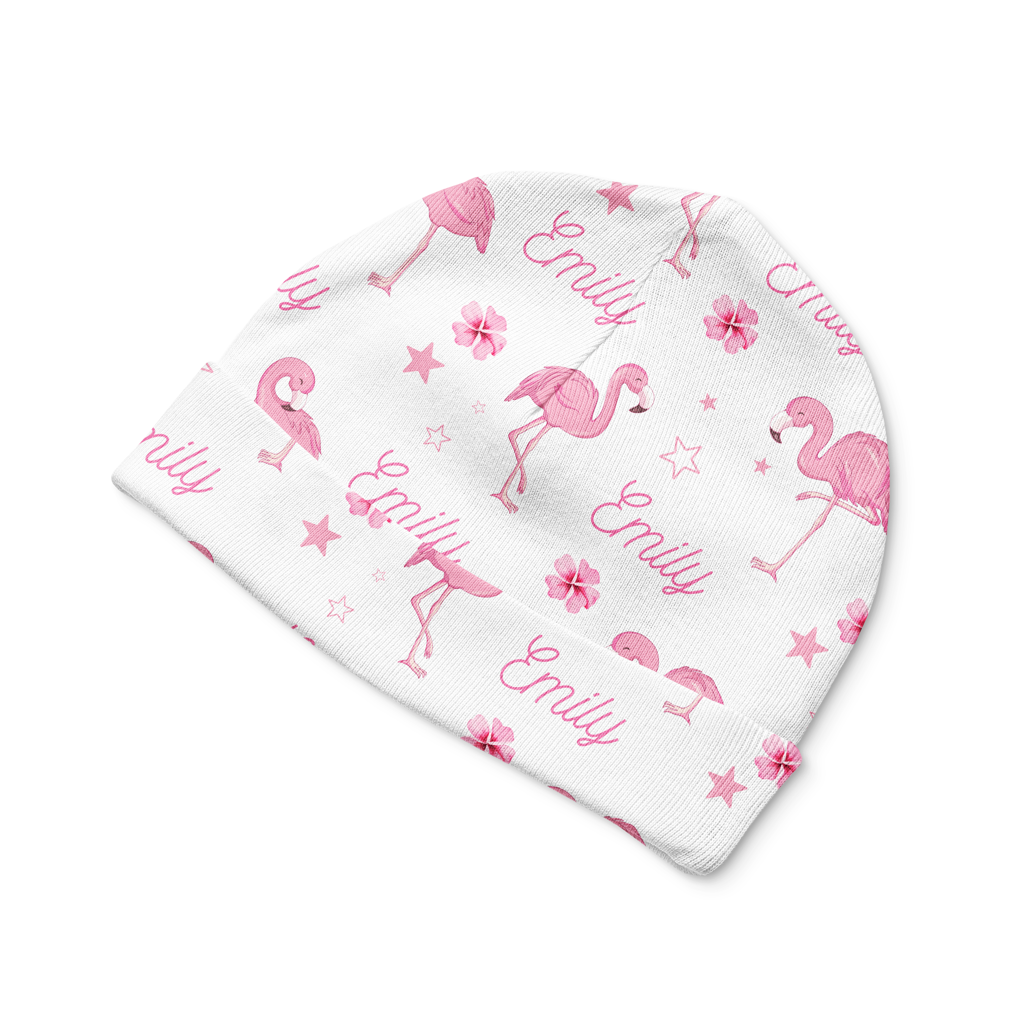 Personalized Beanie in Flamingo