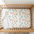 Personalized Crib Sheet in Dragon Kingdom