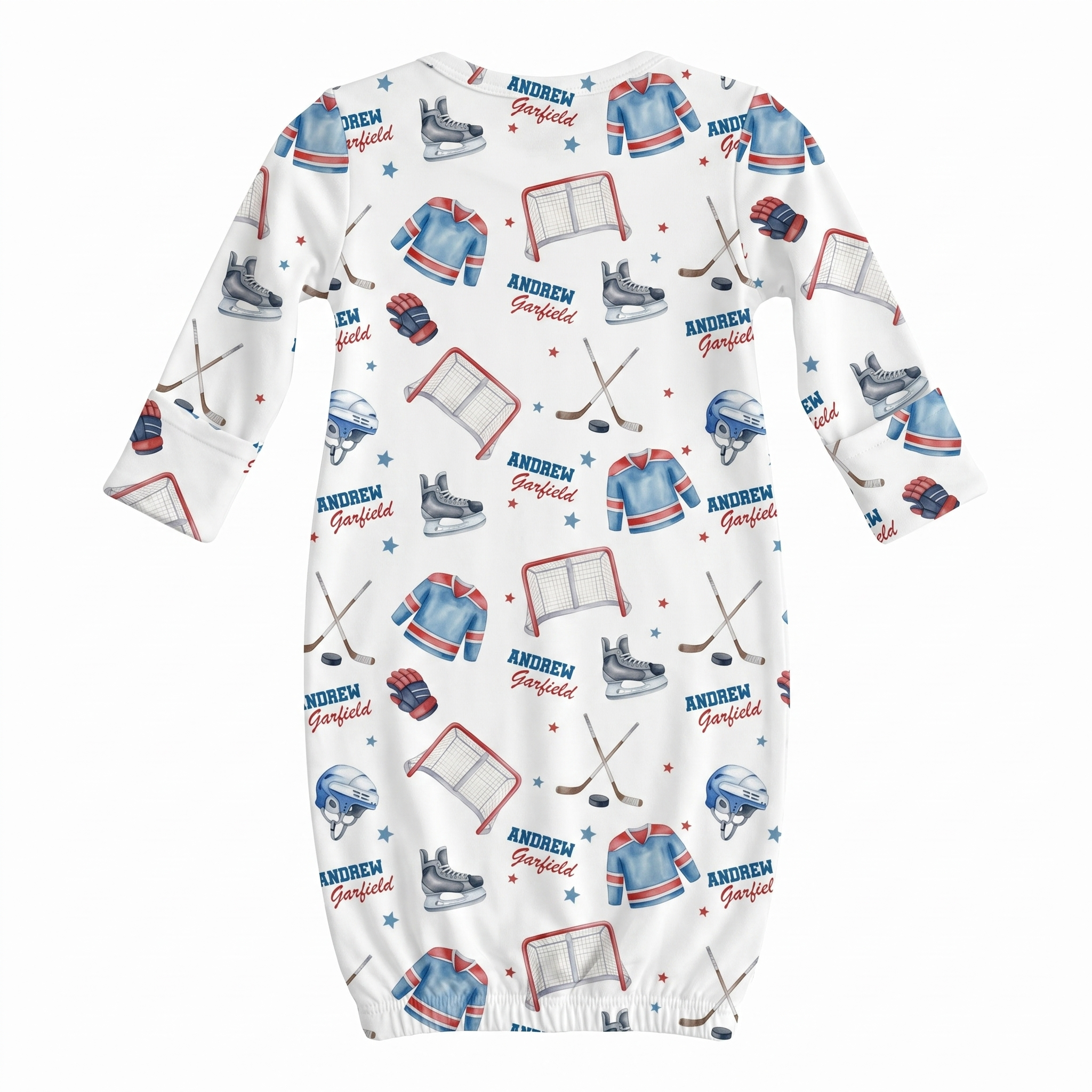 Personalized Sleep Gown in Ice Hockey