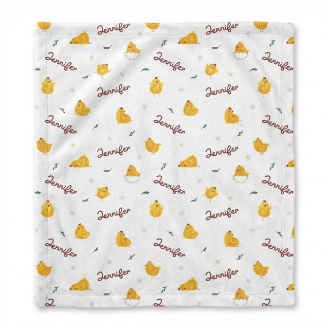 Personalized Mini Lovey in Little Chick