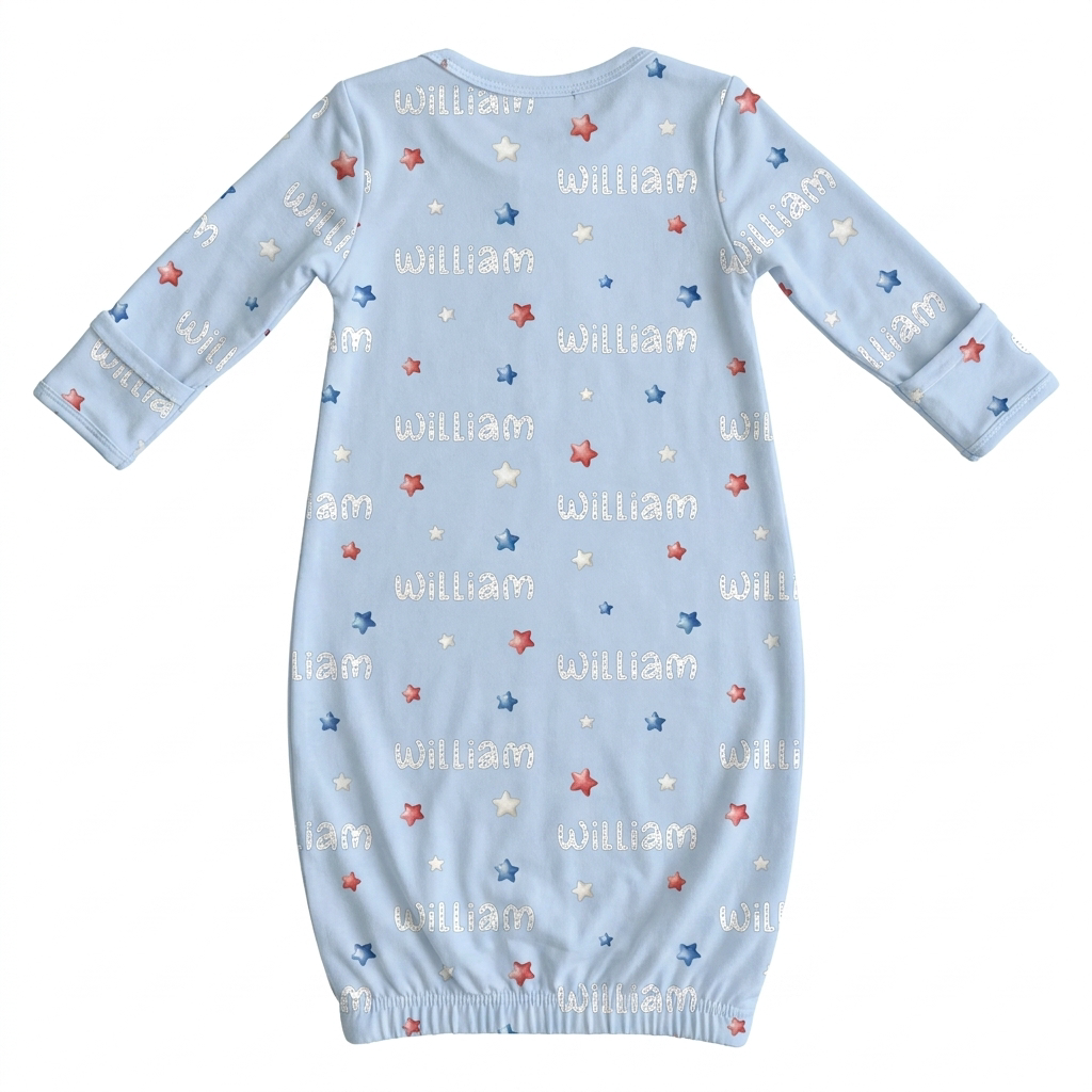 Personalized Sleep Gown in July Twinkle