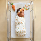 Personalized Swaddle in Carrot