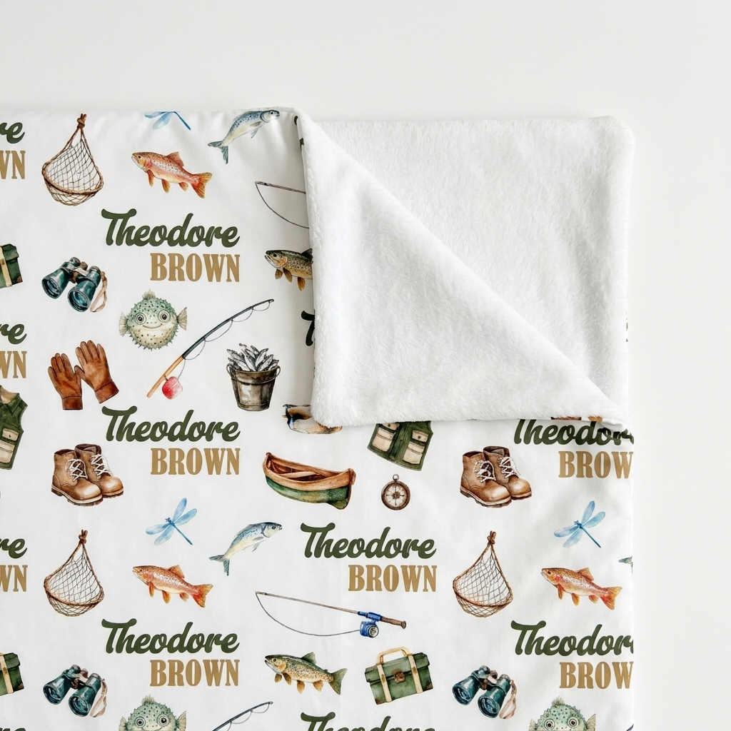 Personalized Sleeping Bag in Fishing Buddy