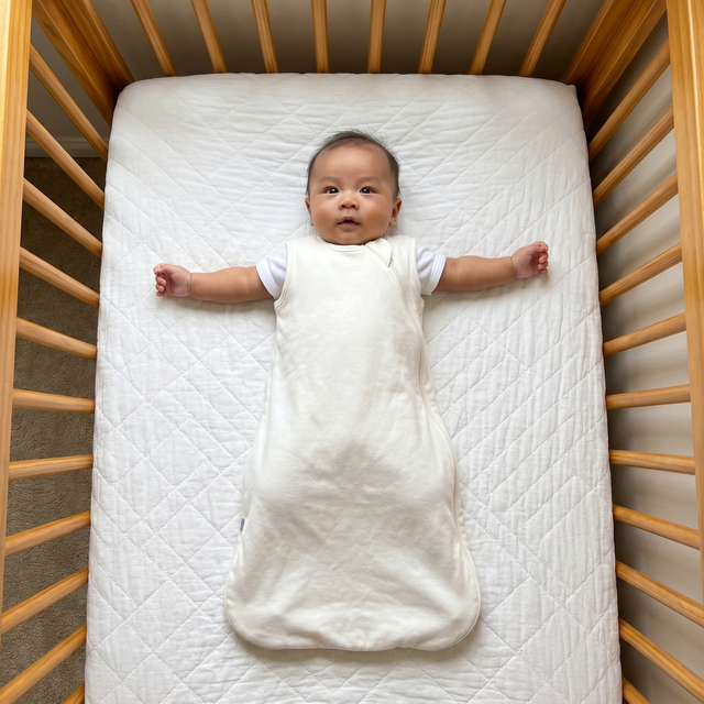 Sleep Bag in White 0.5 TOG