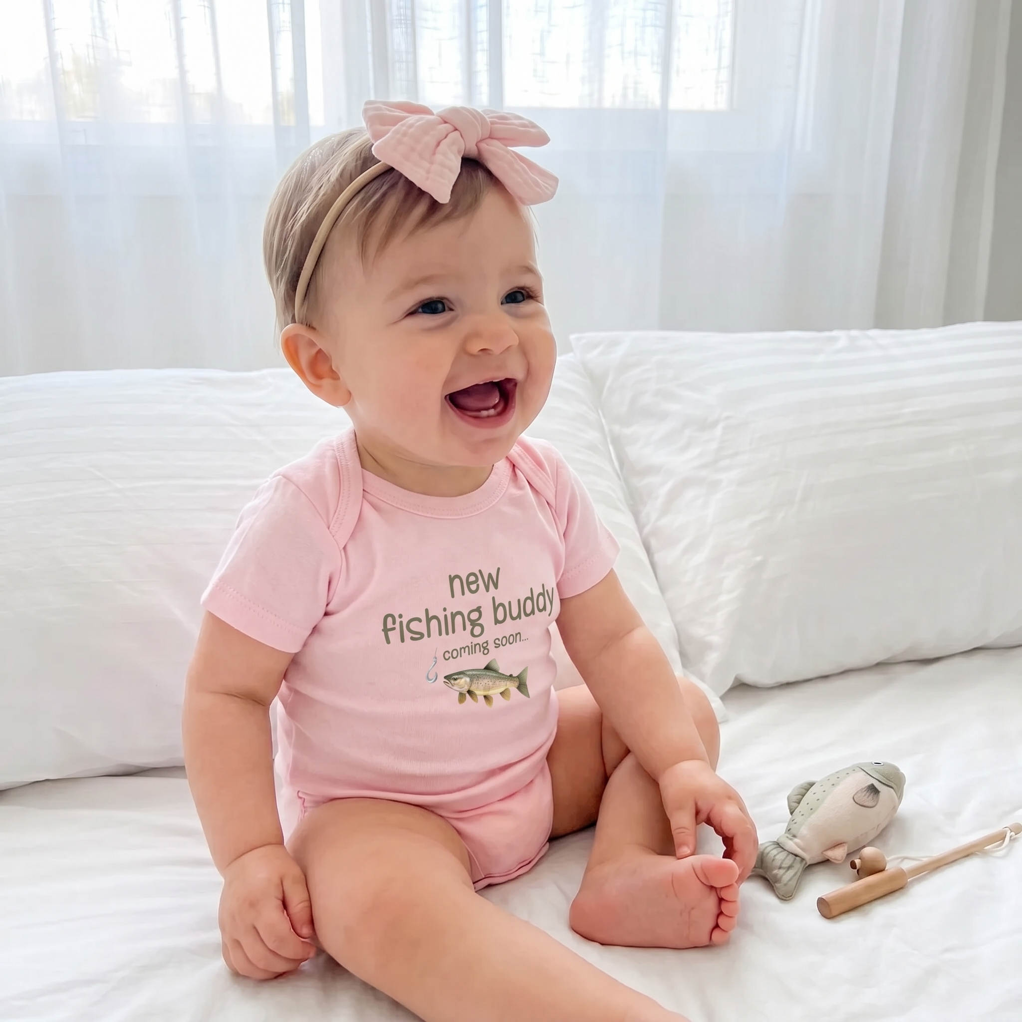New Fishing Buddy Graphic Bodysuit