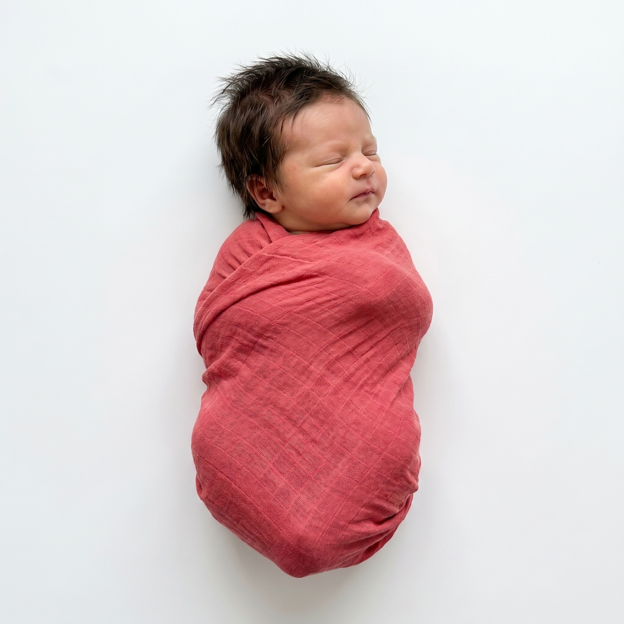 Muslin Swaddle in Dragon Fruit