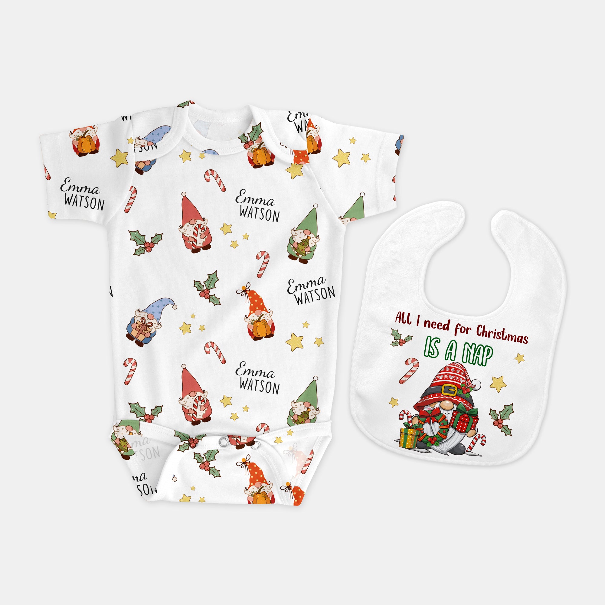 Graphic Bib in All I need for Xmas