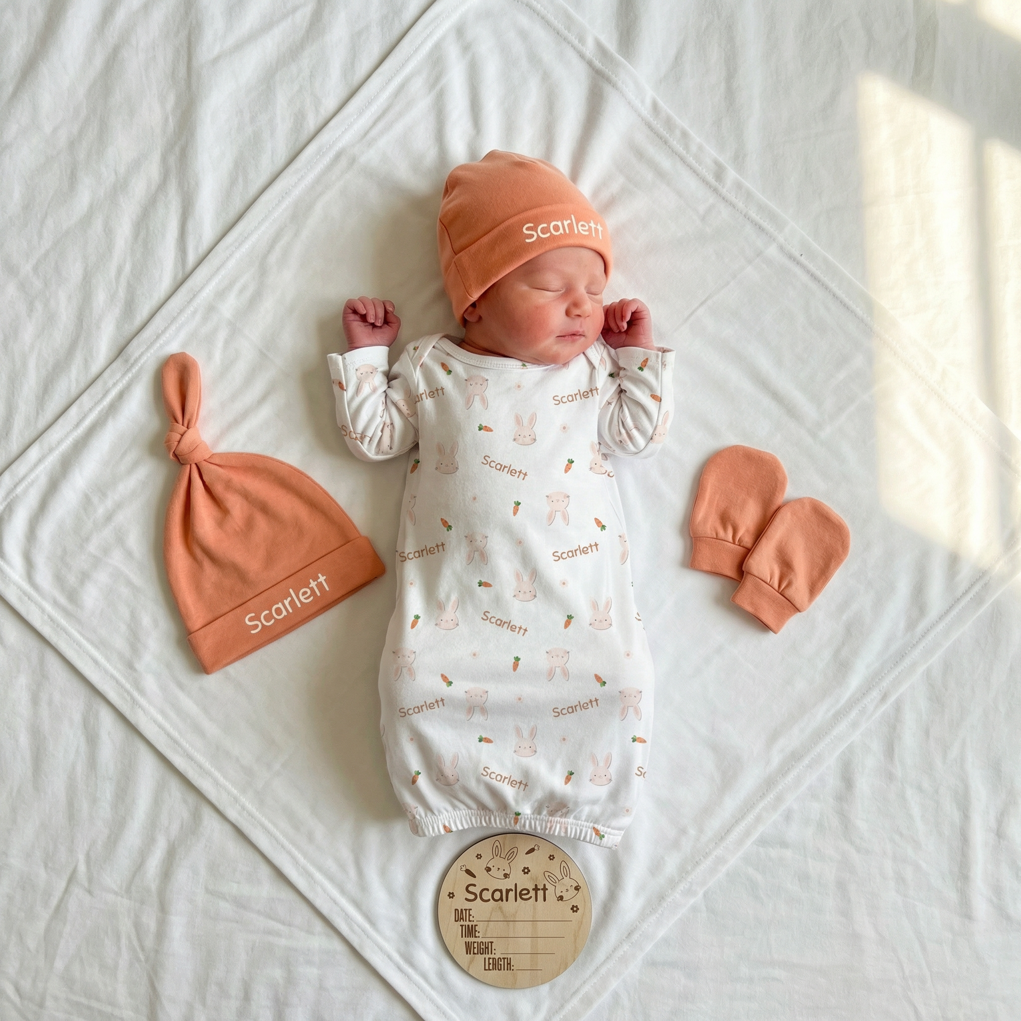 Personalized Sleep Gown in Tiny