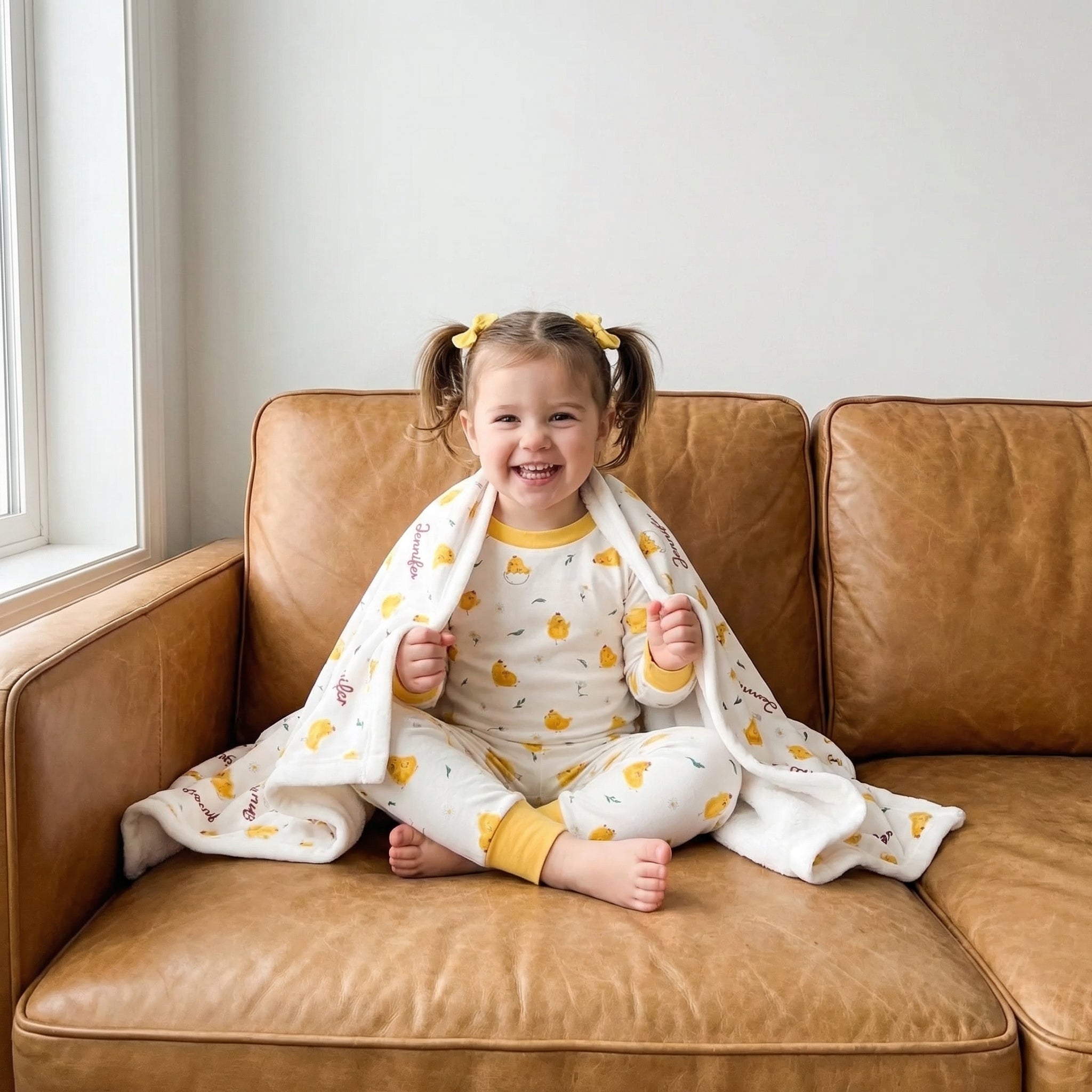 Pajama Set in Little Chick