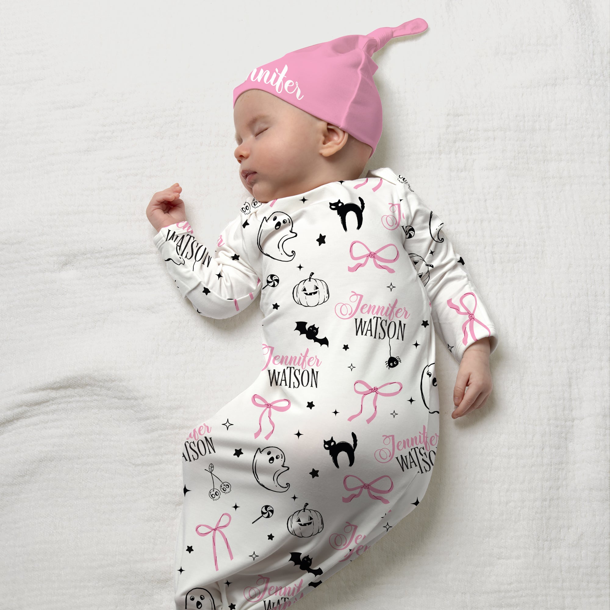 Boo Babes Personalized Newborn Sleep Gown