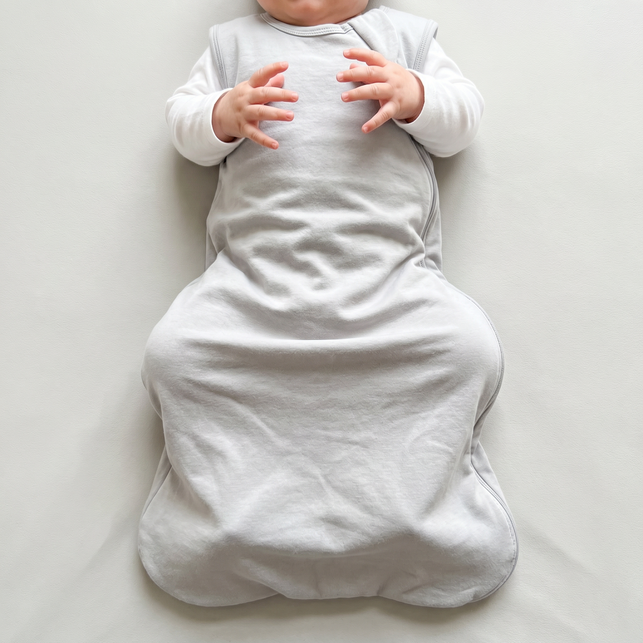 Embroidered Sleep Bag in Gray 0.5 TOG