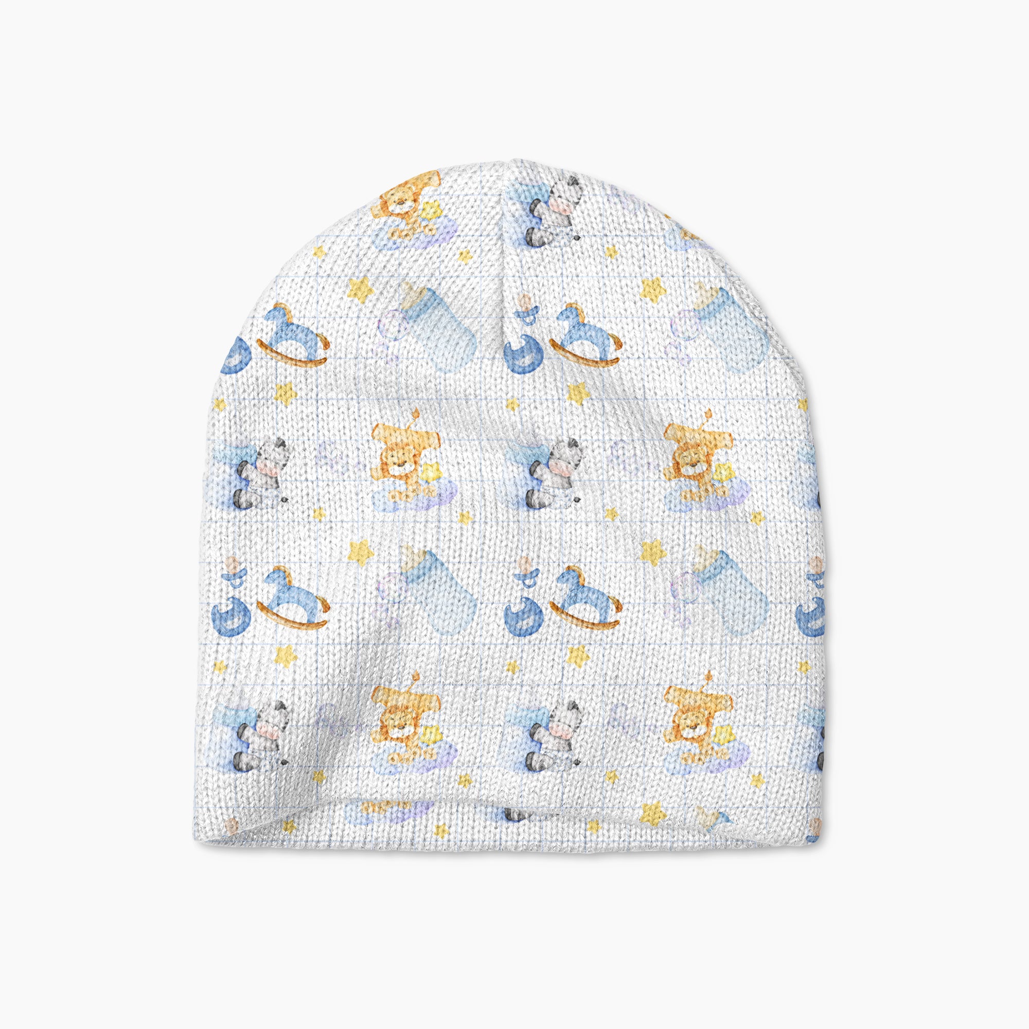 Personalized Beanie in Blue Milk Drunk