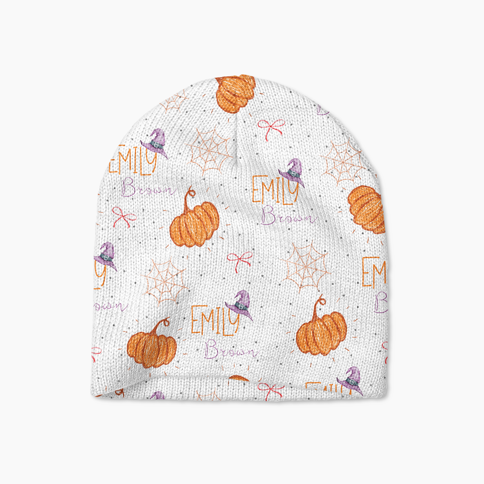 Personalized Beanie in Little Pumpkin