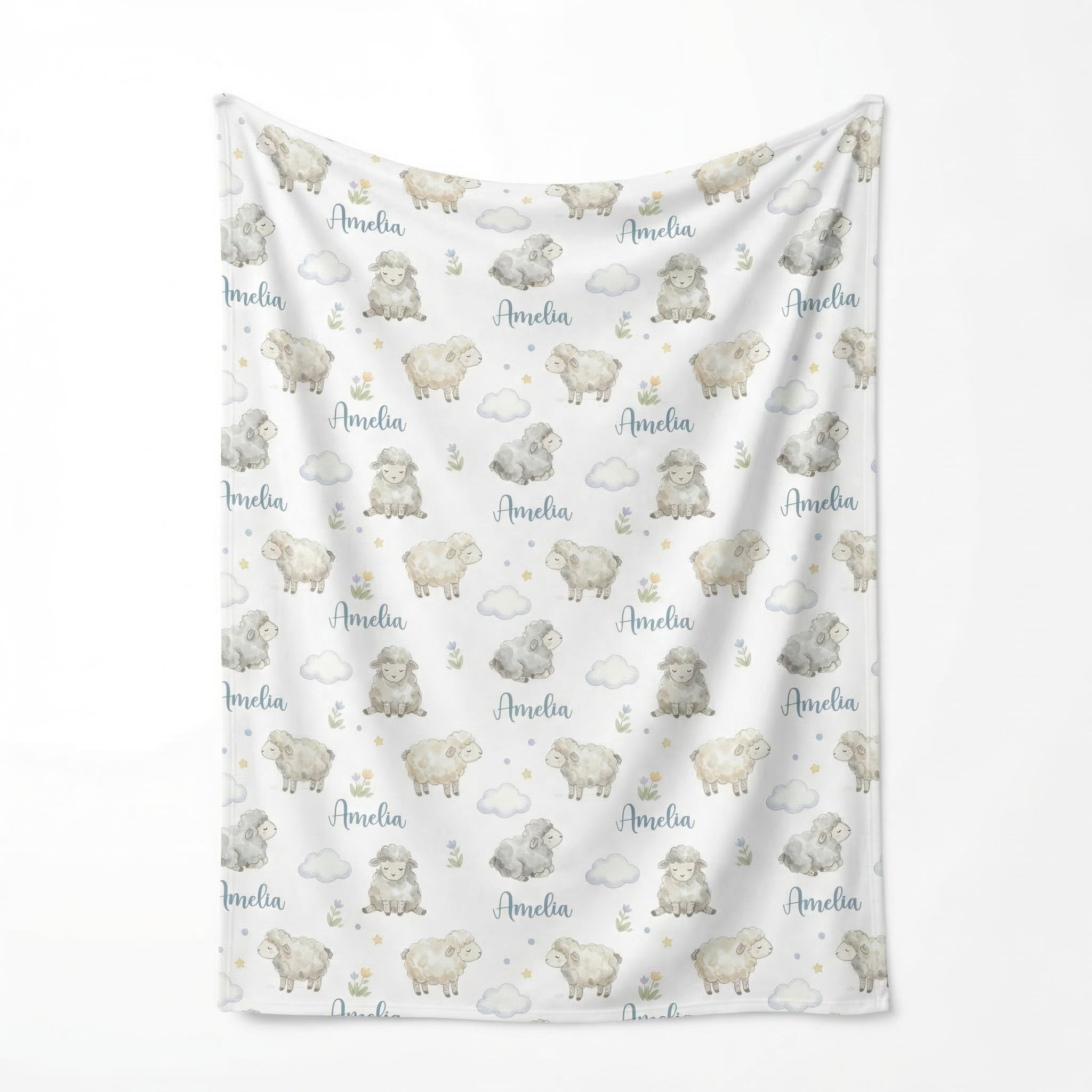 Personalized Swaddle in Lamb