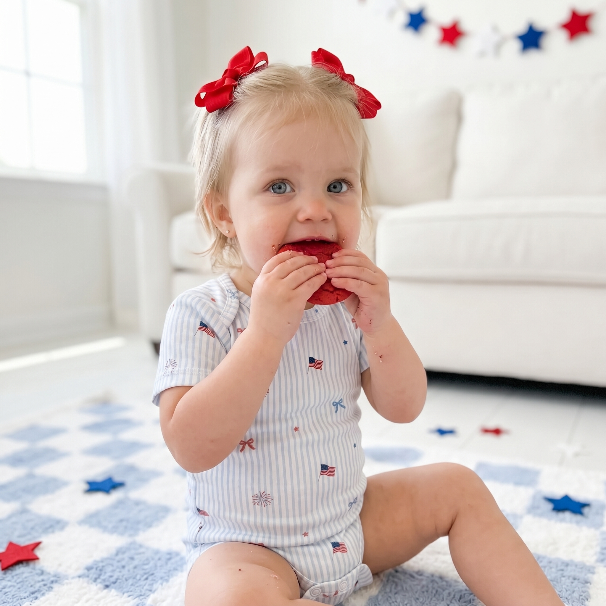 Personalized Bodysuit in Patriotic