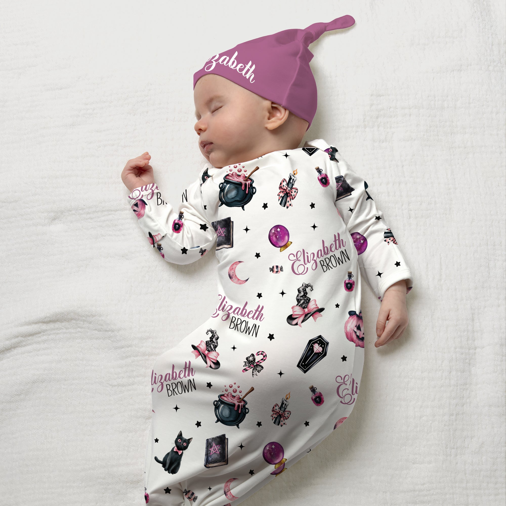 Personalized Sleep Gown in Mystic Lunar