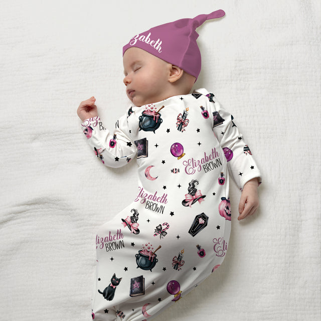 Personalized Sleep Gown in Mystic Lunar