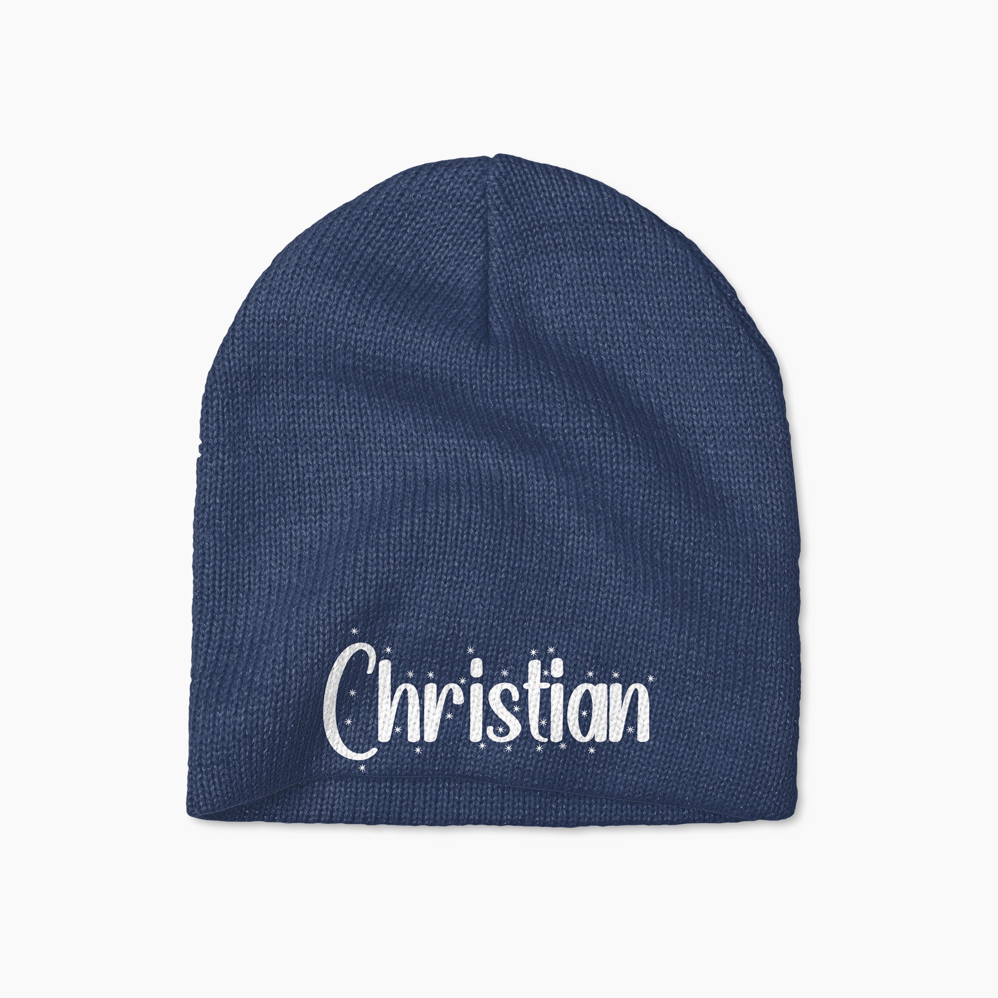 Personalized Beanie in Frosty Navy