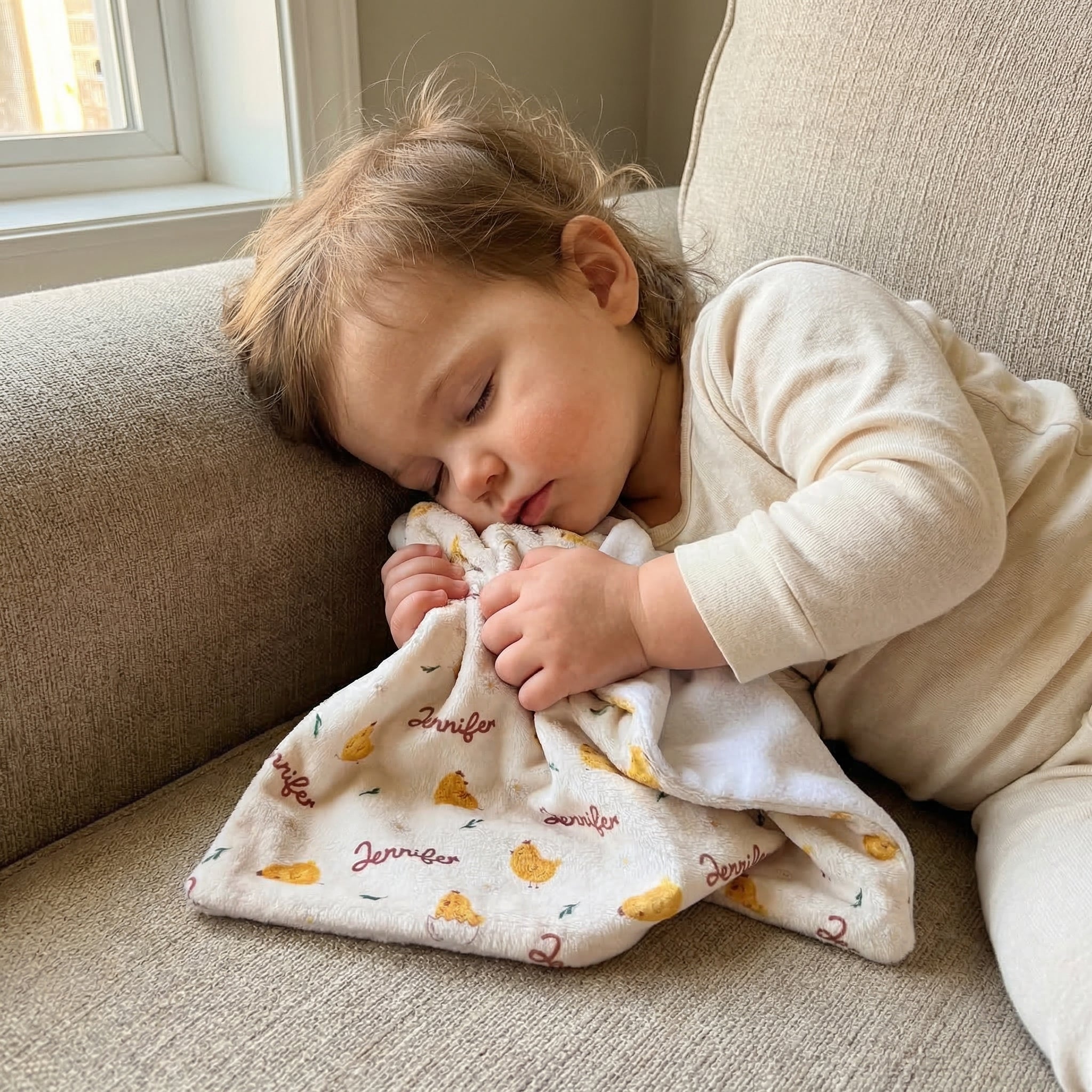 Personalized Mini Lovey in Little Chick
