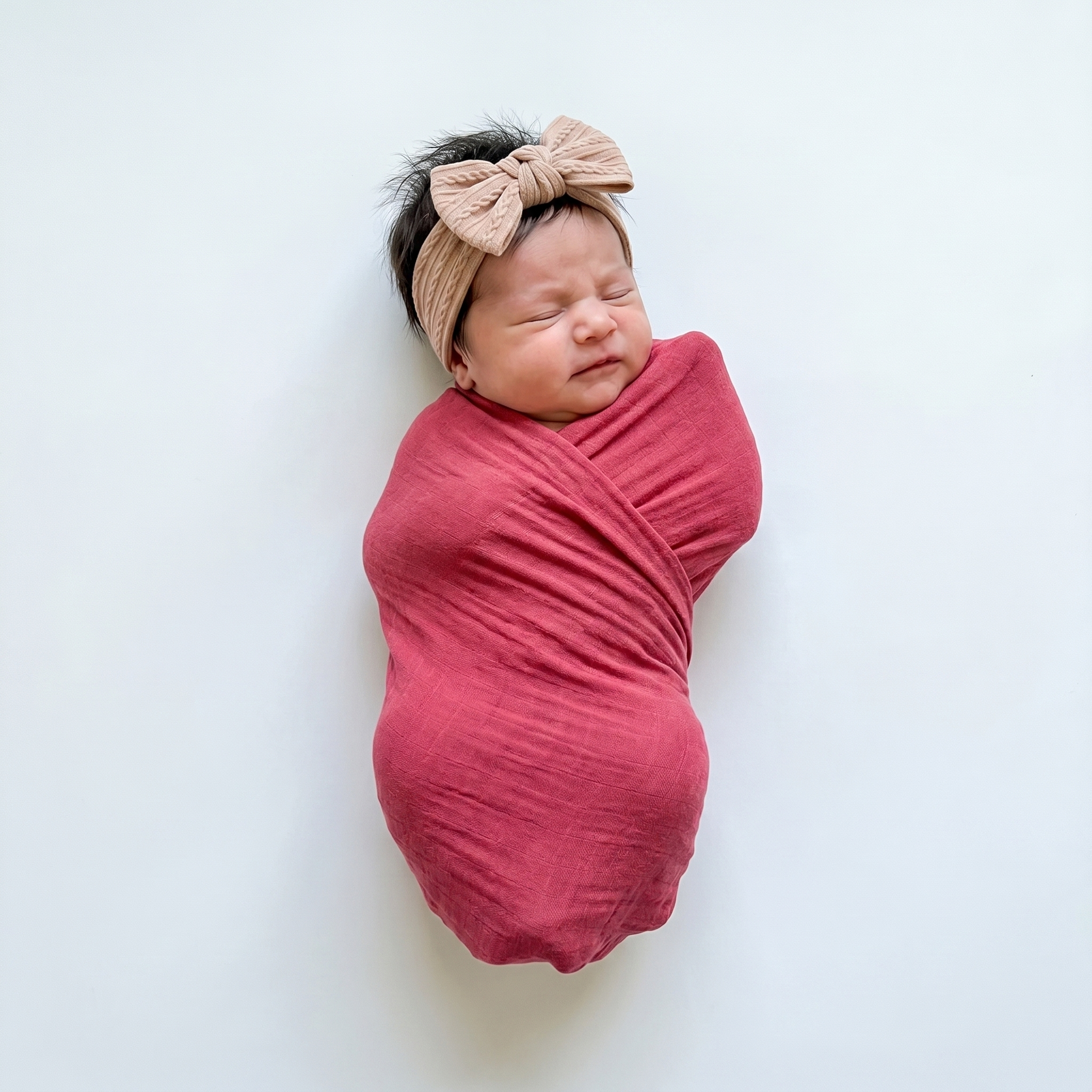 Muslin Swaddle in Dragon Fruit