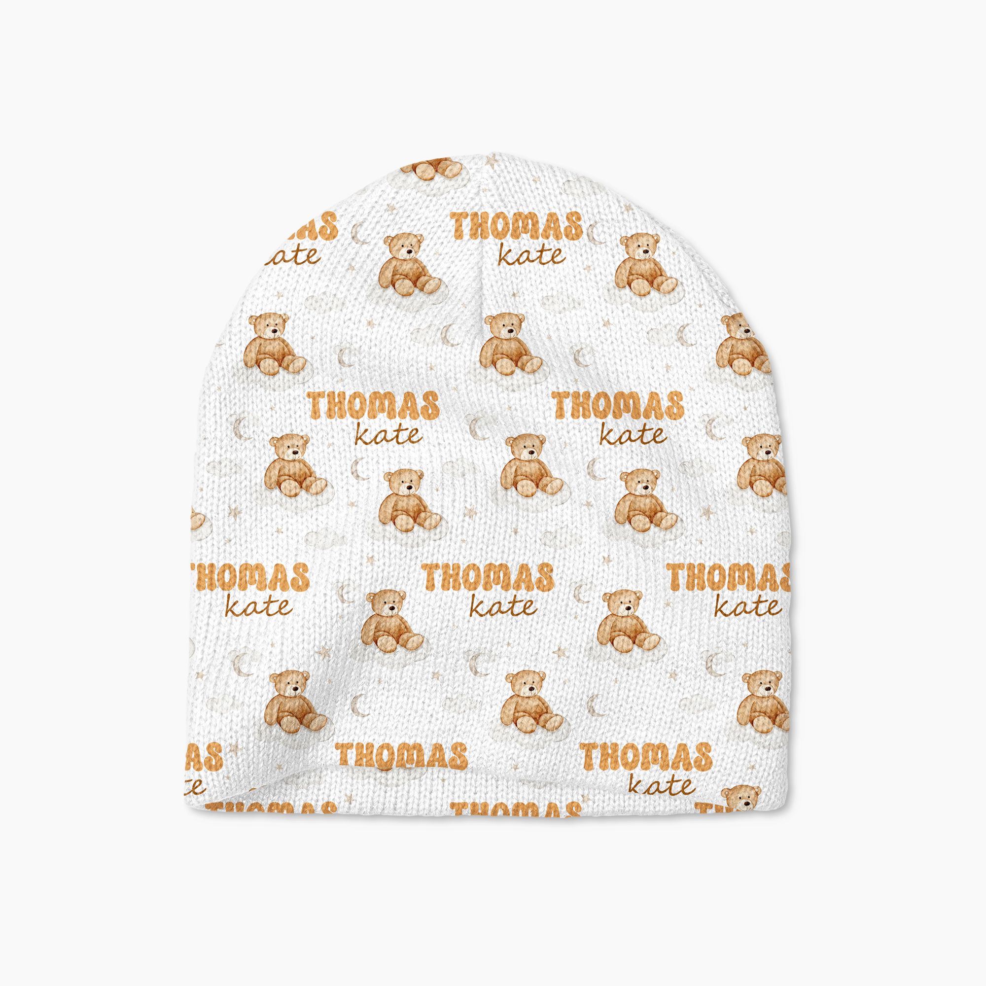 Personalized Beanie in Teddy Bear