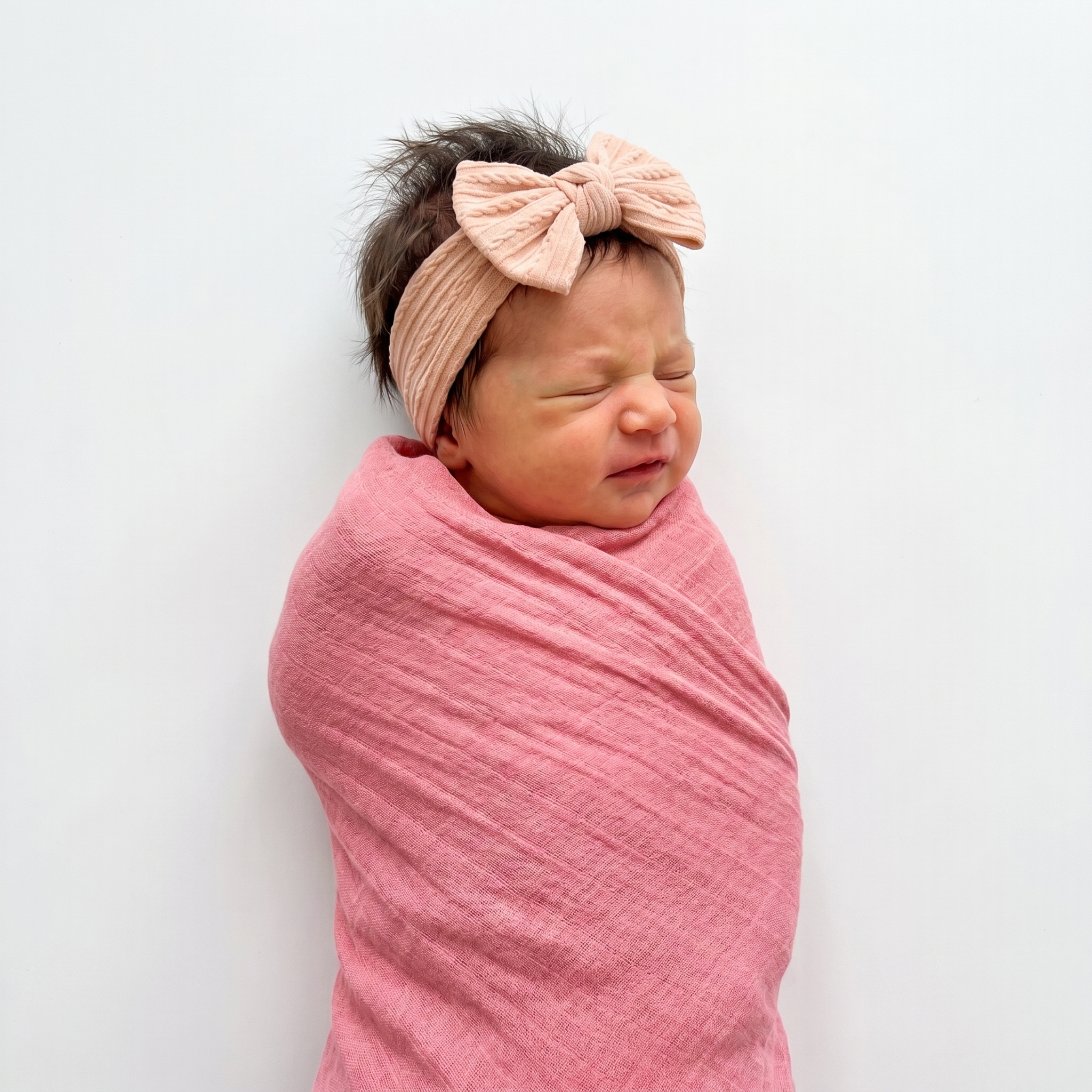 Muslin Swaddle in Dusty Rose