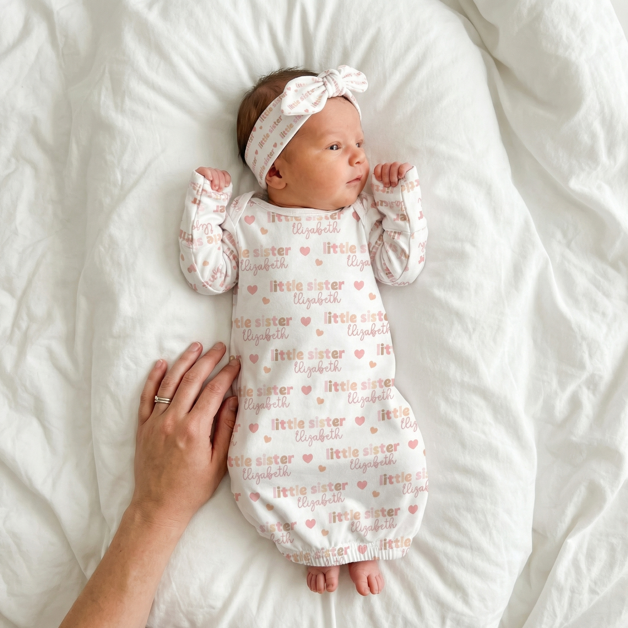 Personalized Sleep Gown in Little Sister