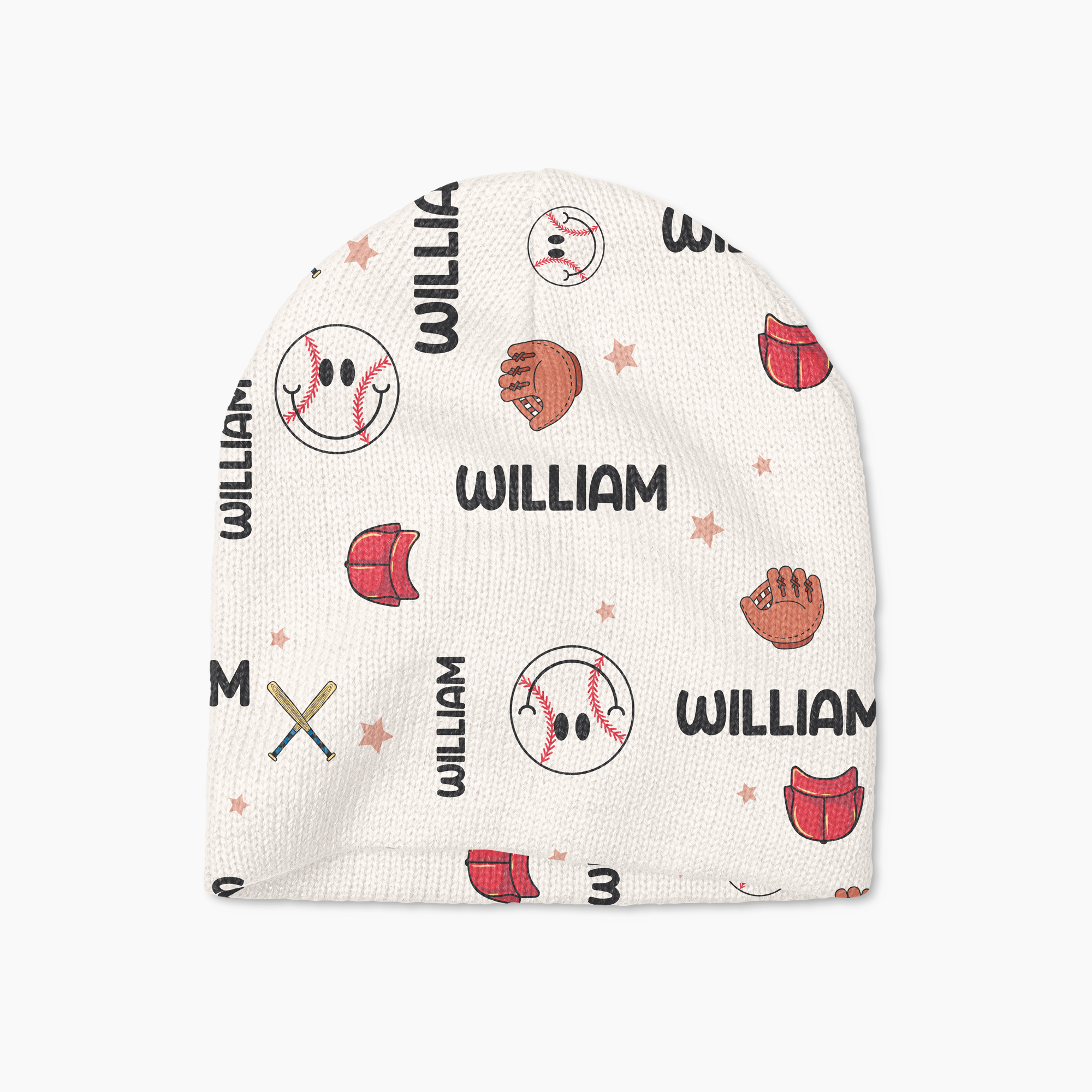 Baseball Personalized Beanie Hat