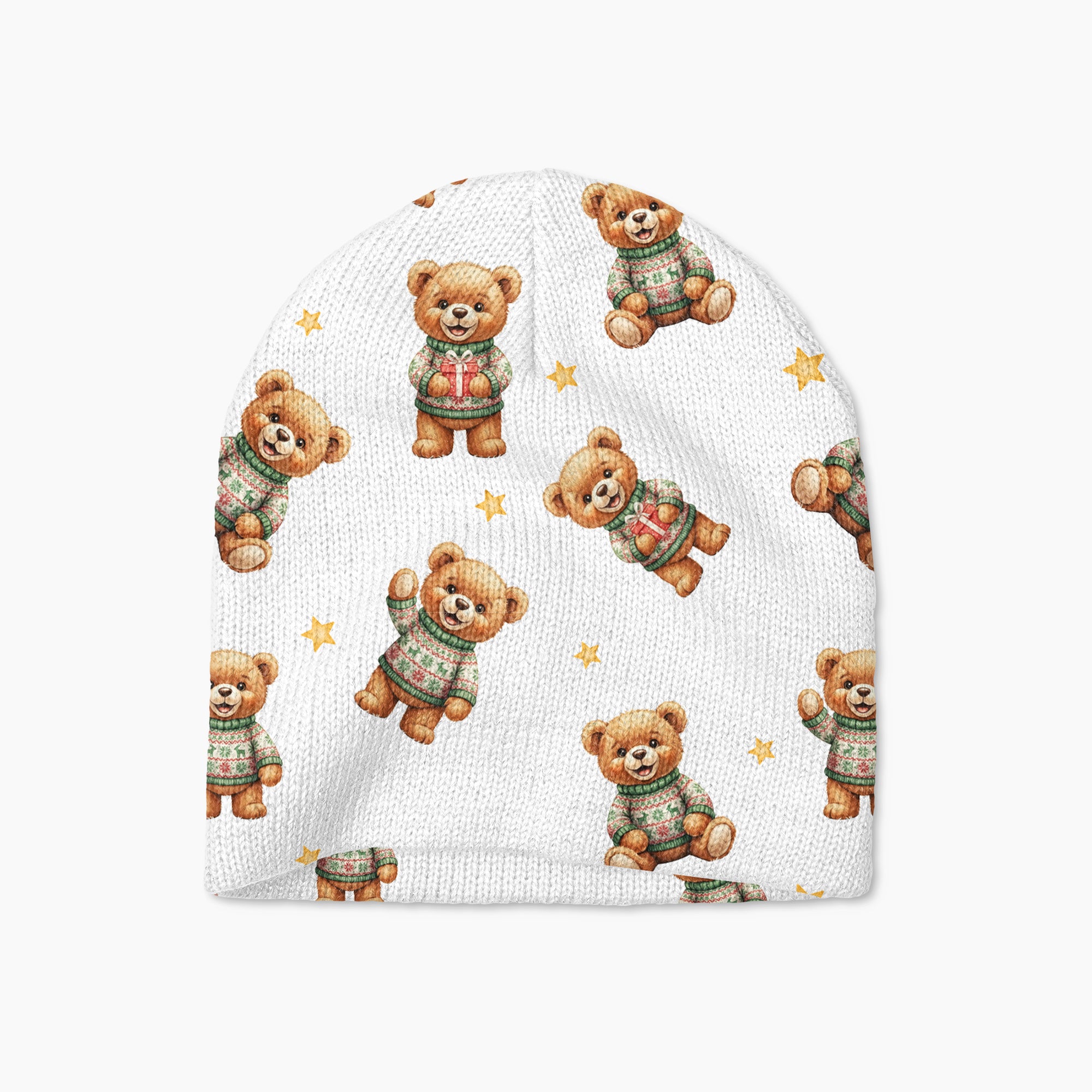 Personalized Beanie in Cozy Bear