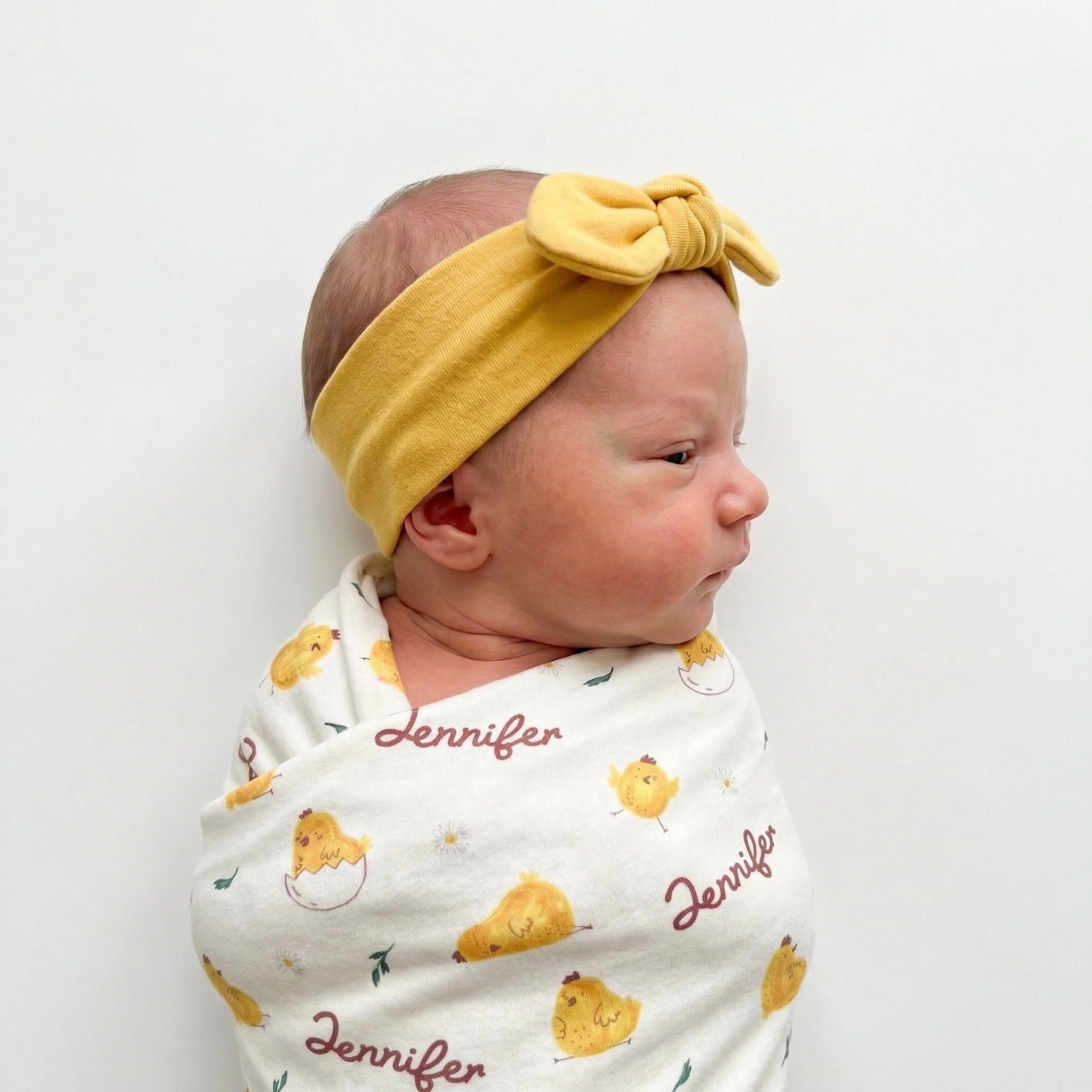 Personalized Swaddle in Little Chick