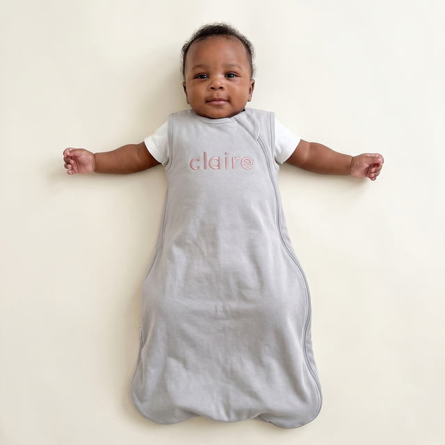 Embroidered Sleep Bag in Gray 0.5 TOG