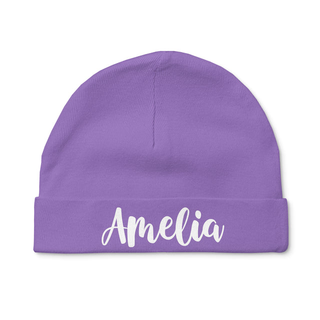 Personalized Beanie in Lilac