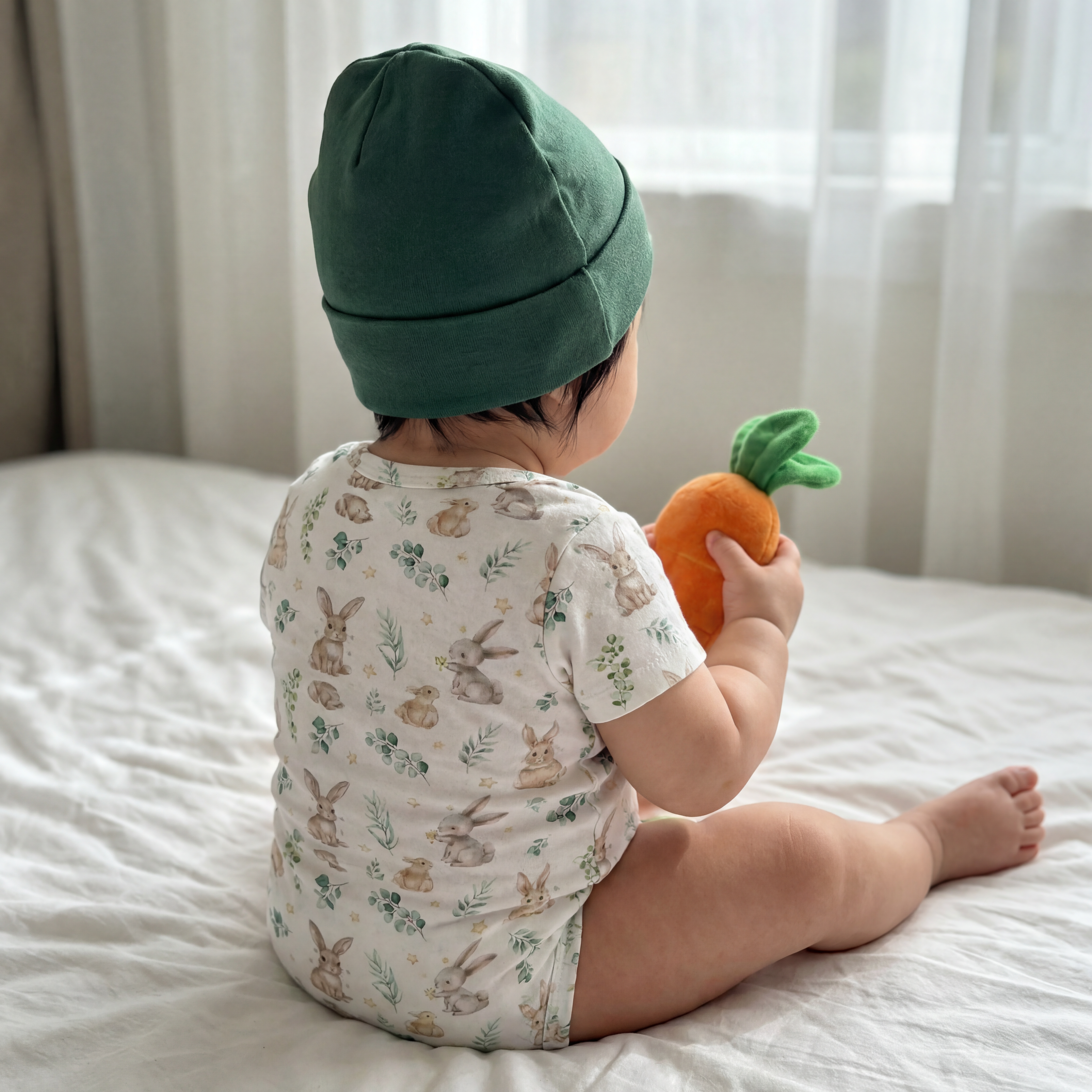 Bodysuit in Bunny Garden
