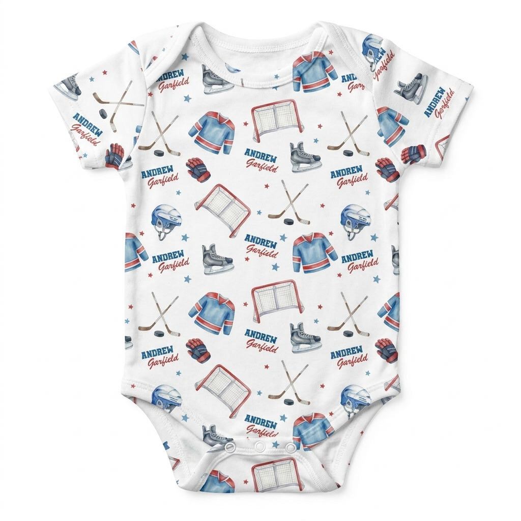 Personalized Bodysuit in Ice Hockey