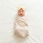 Muslin Swaddle in Ivory