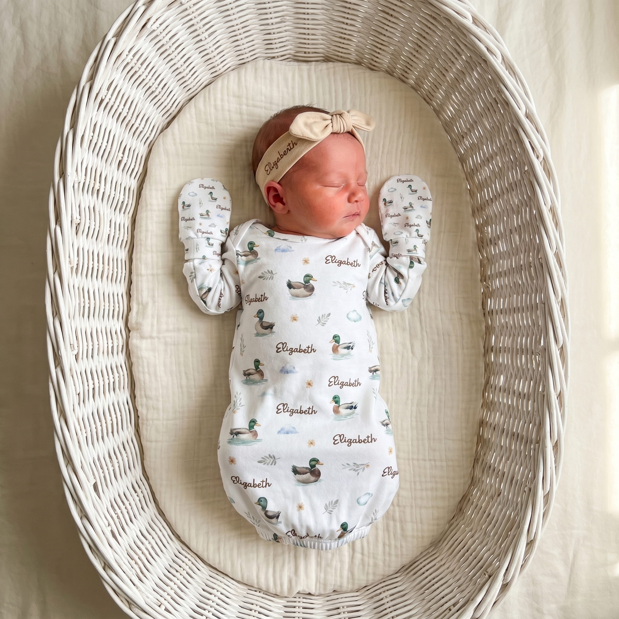 Personalized Sleep Gown in Mallard
