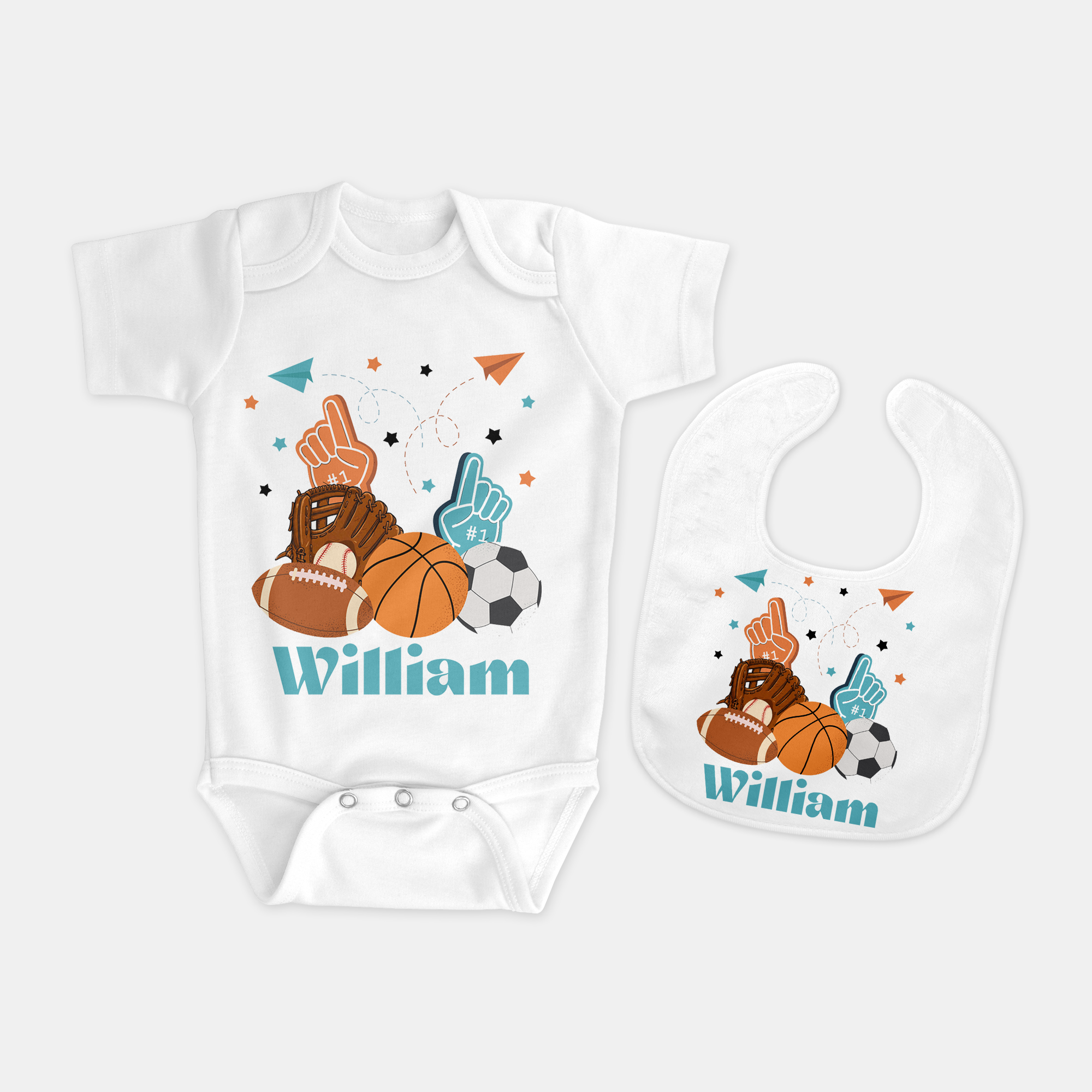 Personalized Bib in Half Time
