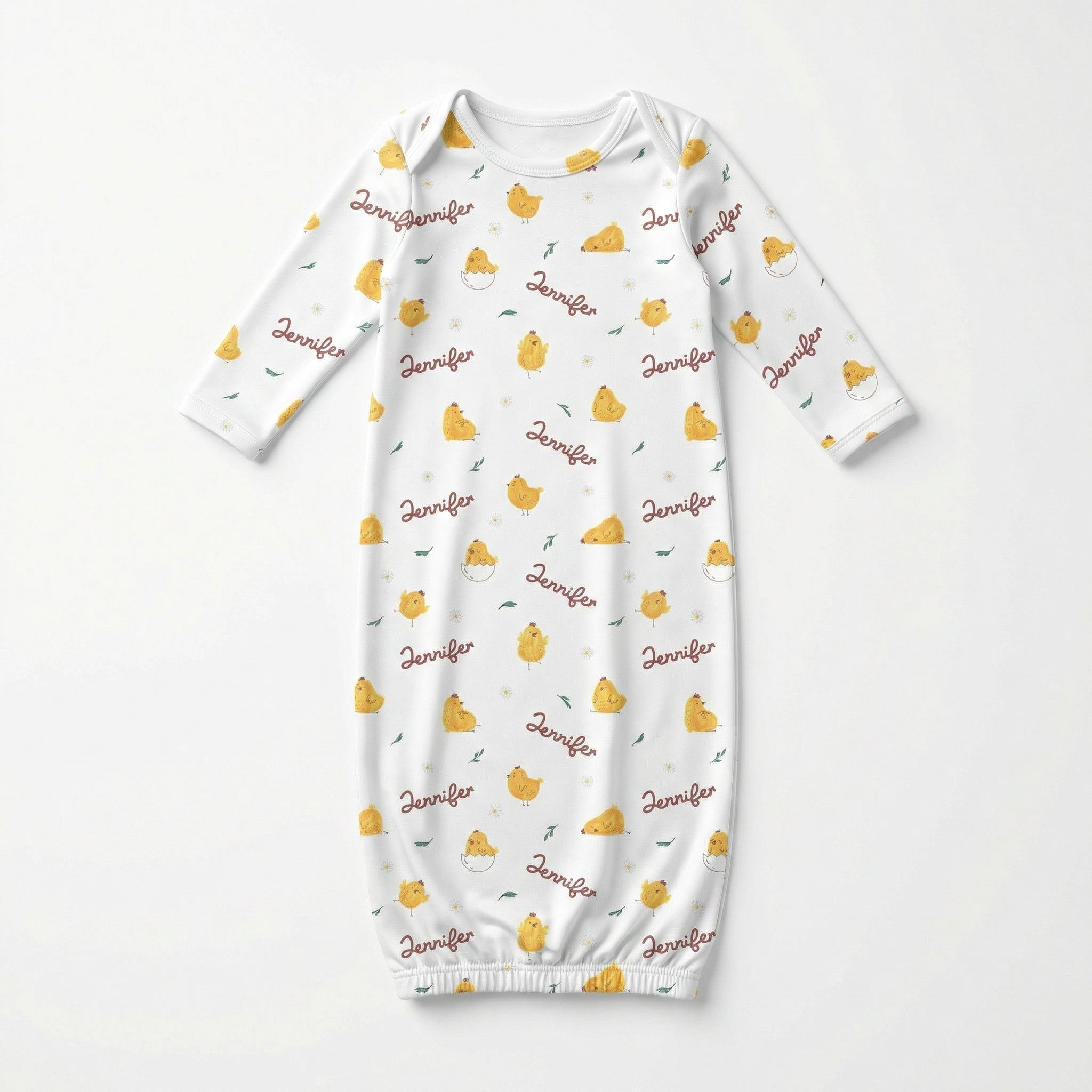 Personalized Sleep Gown in Little Chick