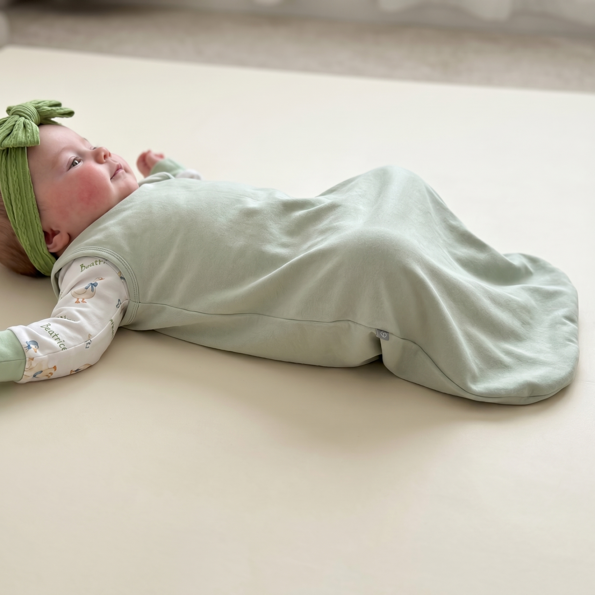 Sleep Bag in Light Green 0.5 TOG