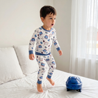 Personalized Baby Pajama Set in Ice Hockey
