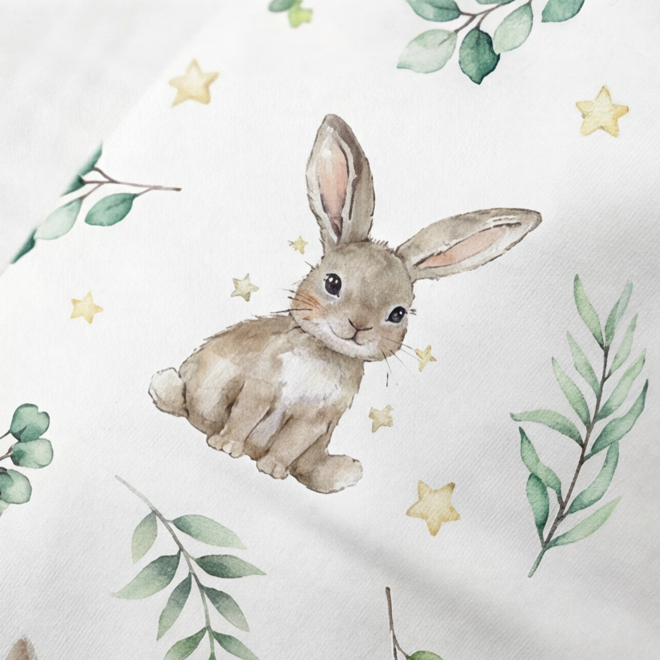 Swaddle Blanket in Bunny Garden