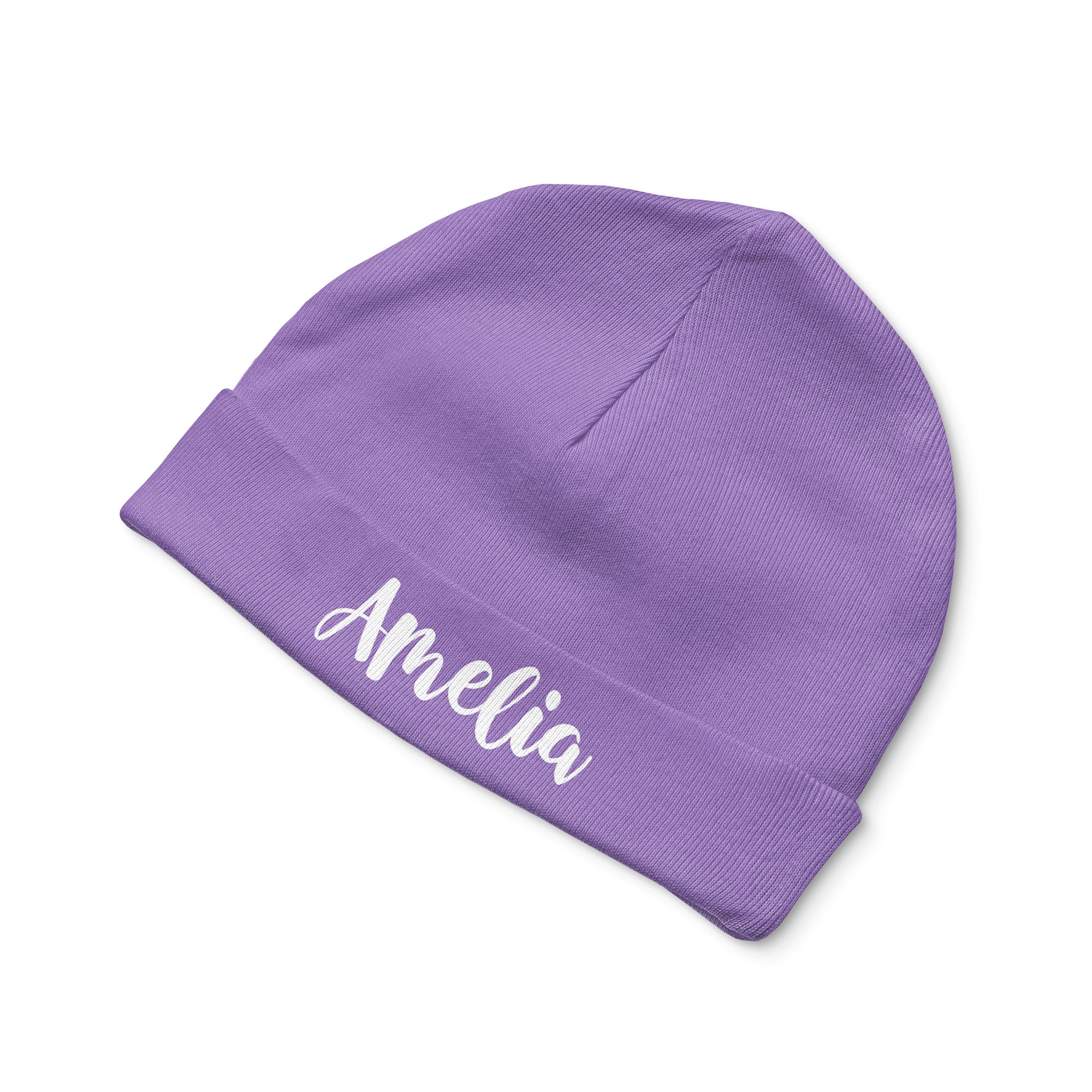 Personalized Beanie in Lilac