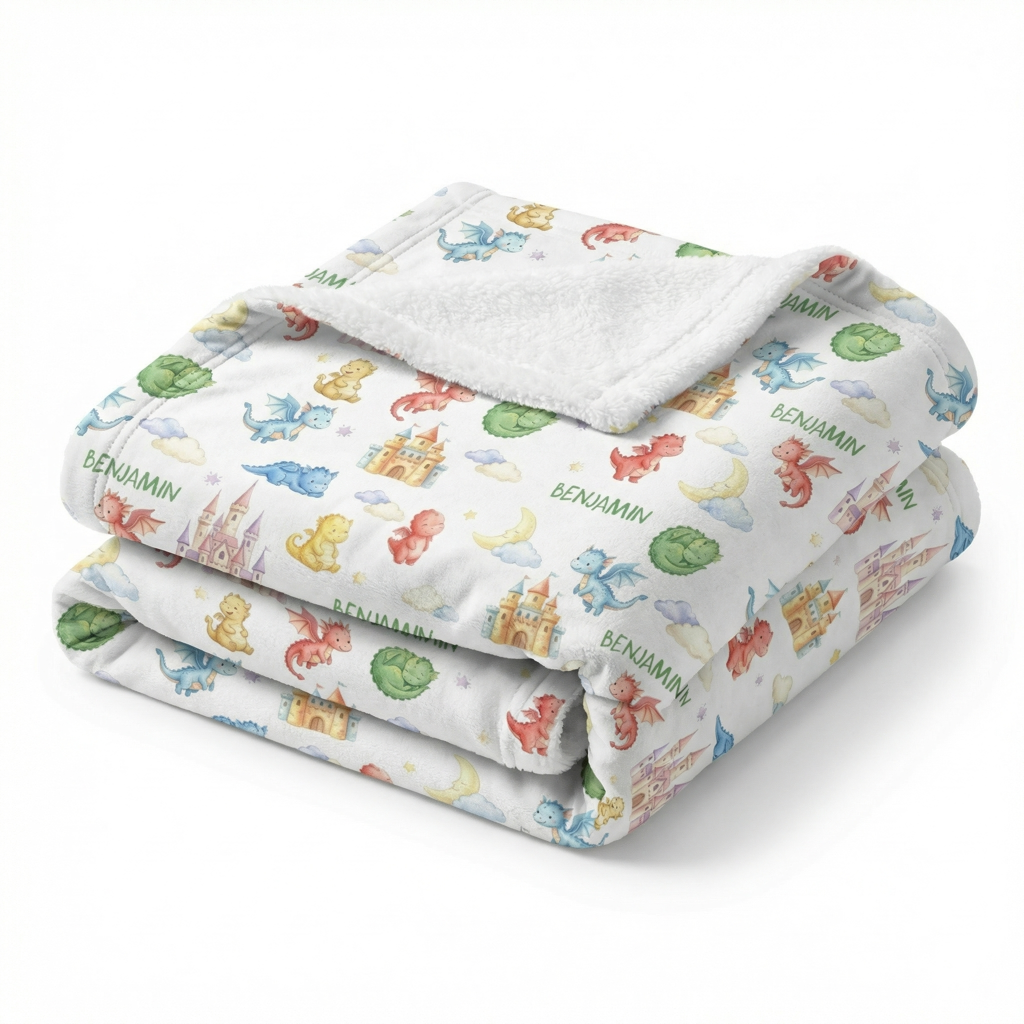Personalized Blanket in Dragon Kingdom