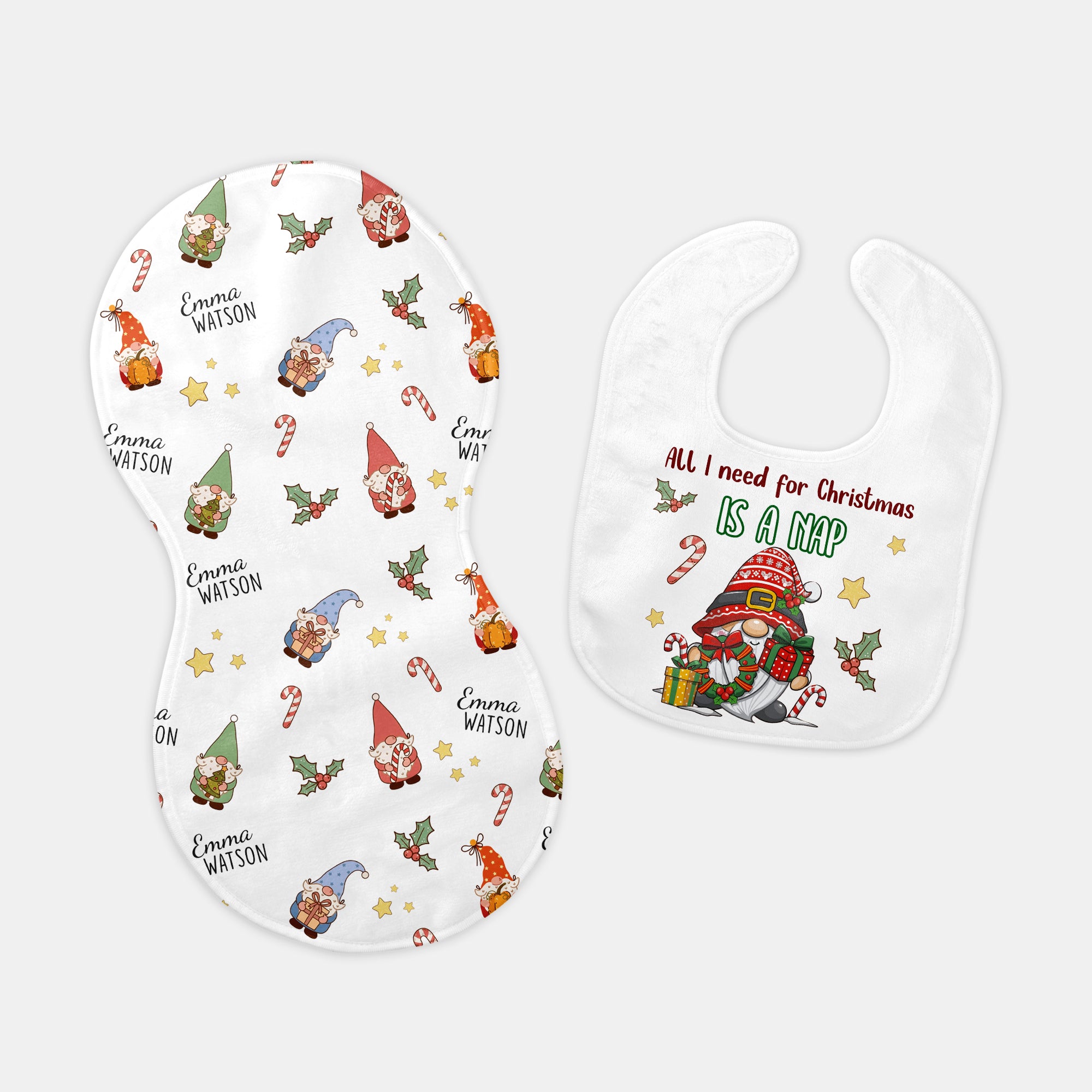 Graphic Bib in All I need for Xmas