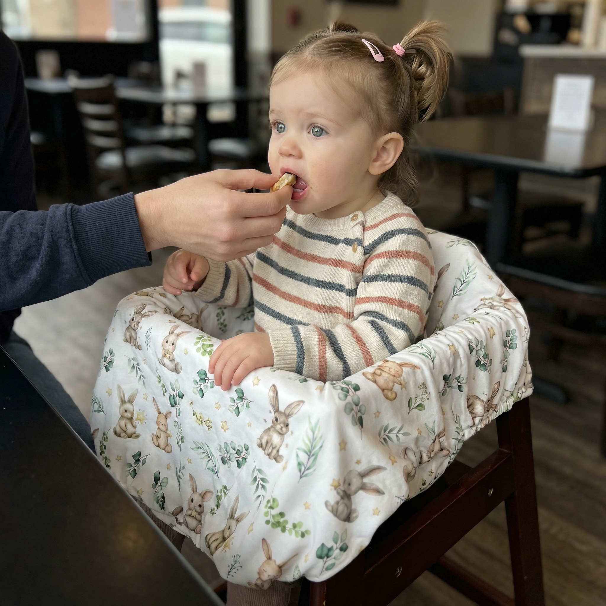 5-in-1 Nursing Cover in Bunny Garden