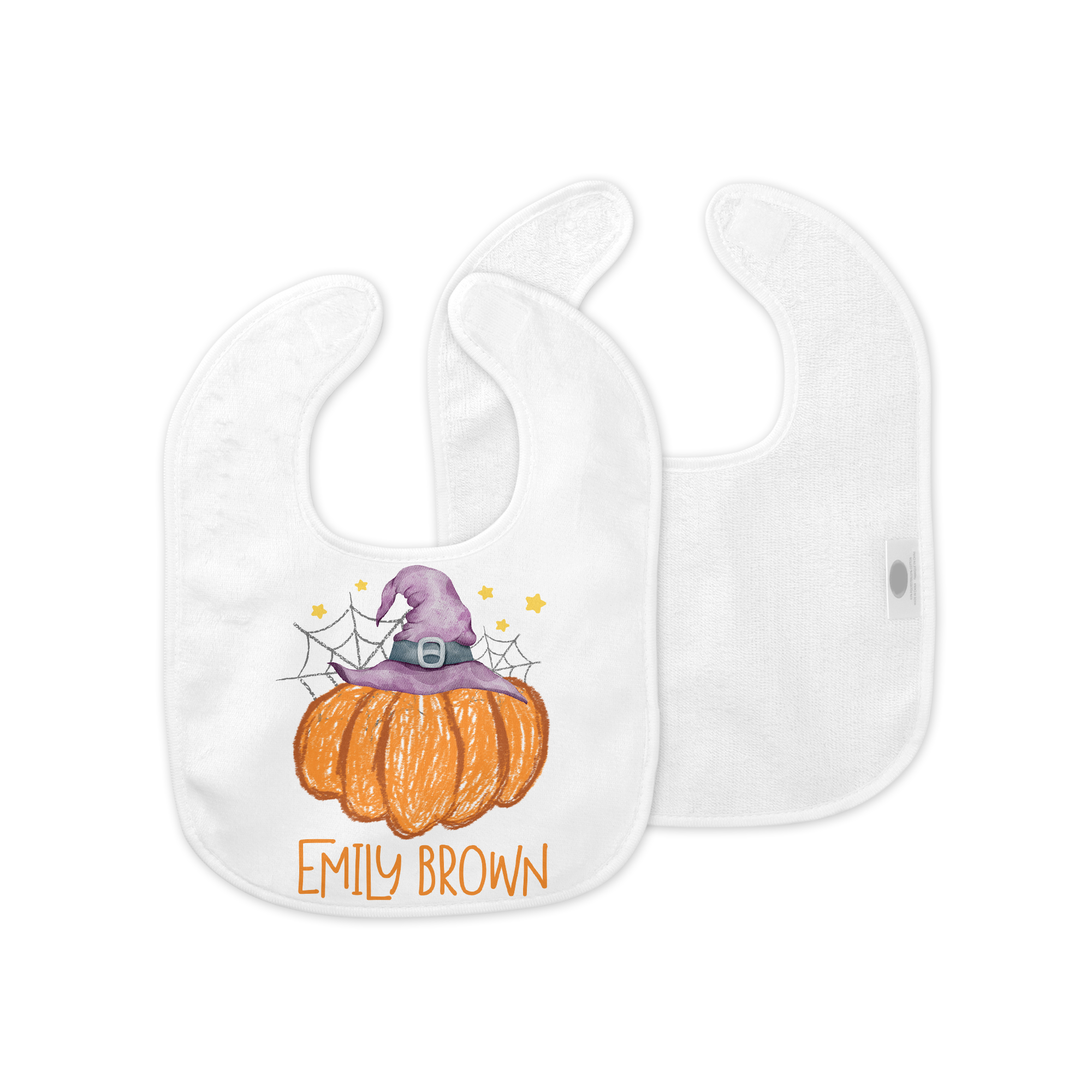 Personalized Bib in Little Pumpkin