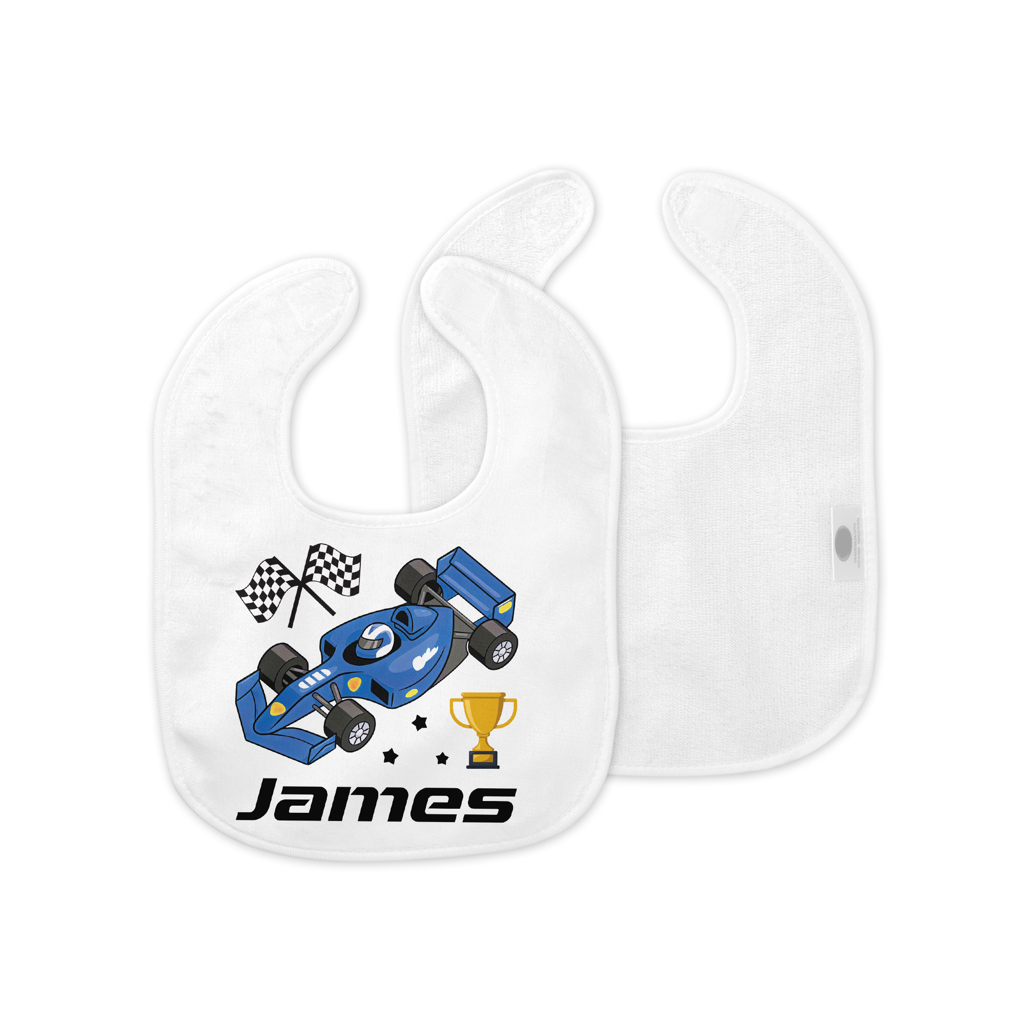 Personalized Bib in Pit Crew