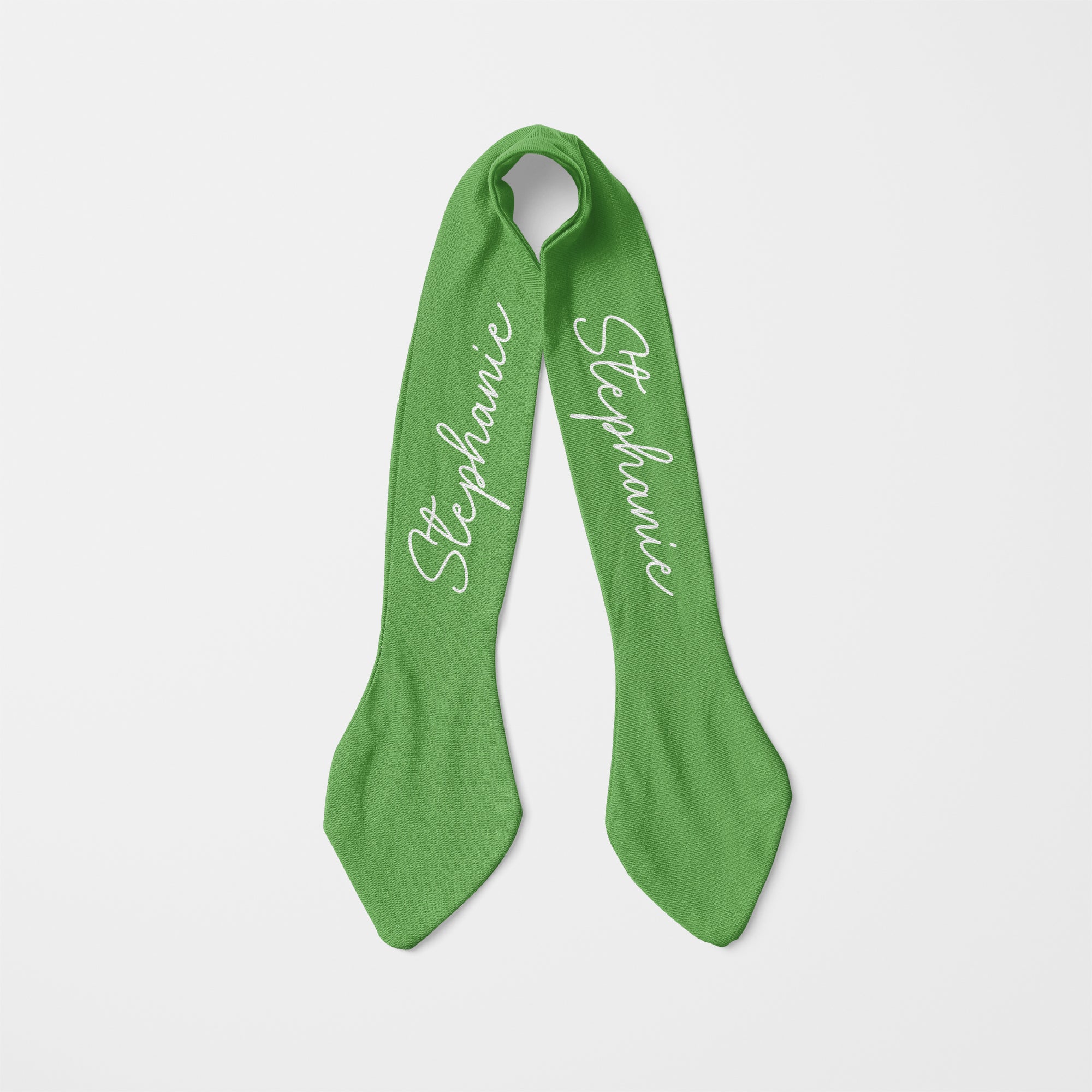Personalized Knotted Headband in Green
