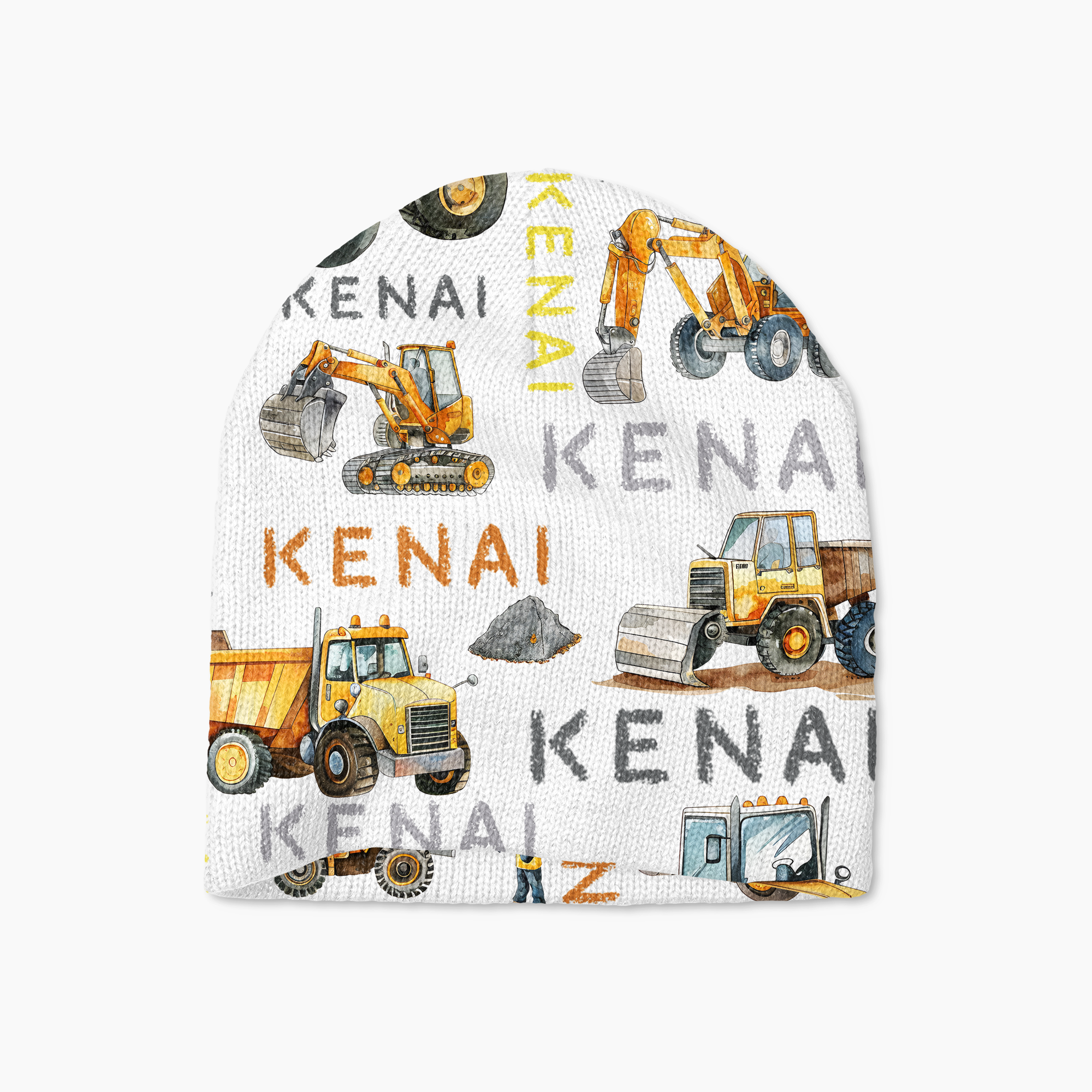 Personalized Beanie in Truck